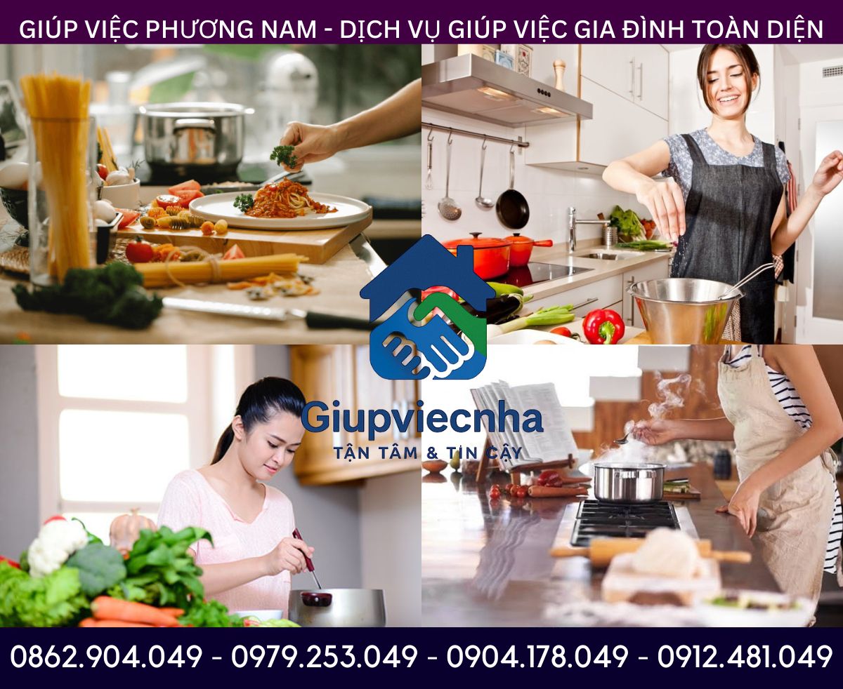 Tiết kiệm thời gian: Giúp việc nhà nấu ăn gia đình tại Phổ Yên nhanh chóng, hiệu quả