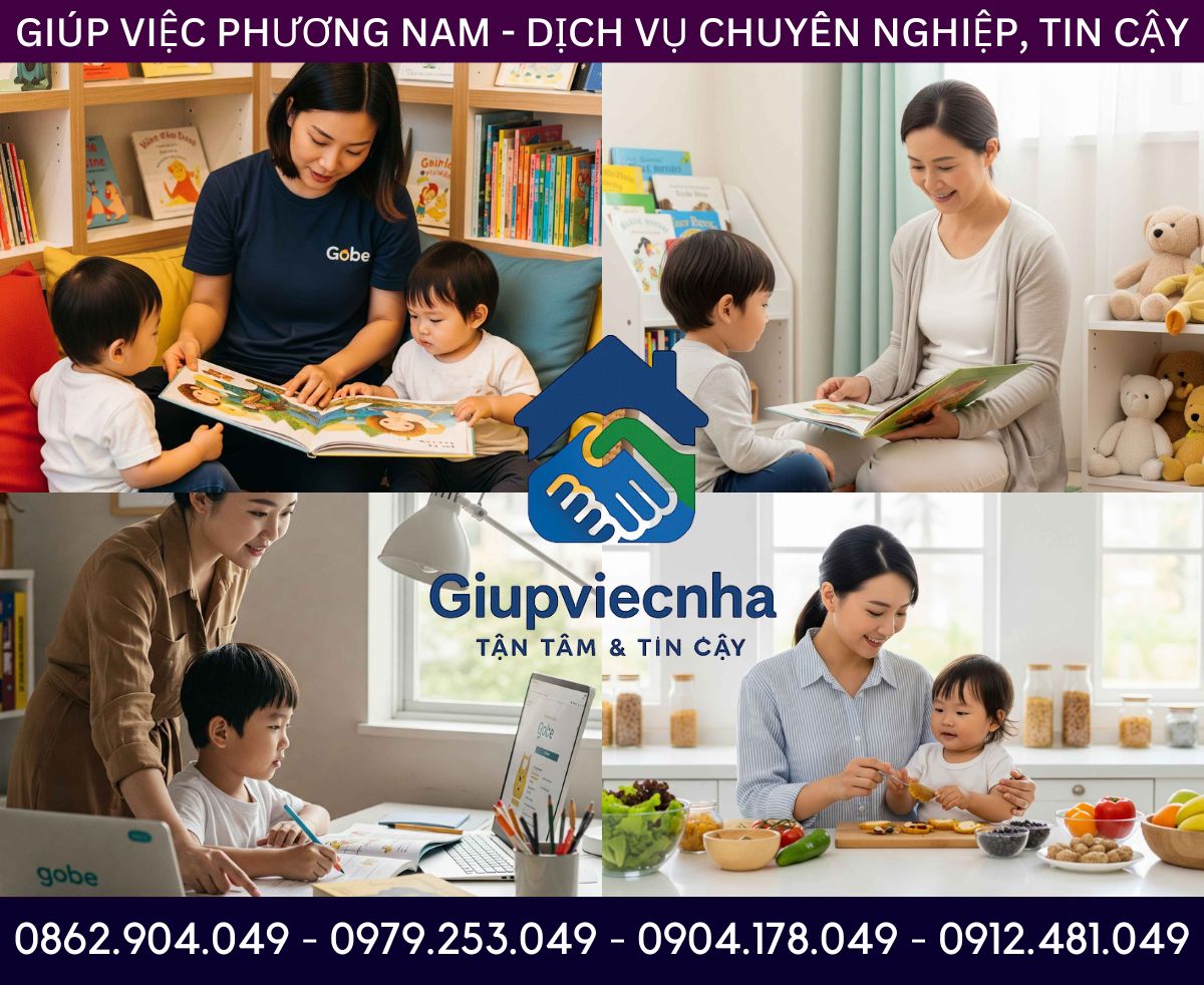 Dễ dàng liên hệ: Tìm người chăm sóc trẻ tại nhà Thủ Dầu Một nhanh chóng