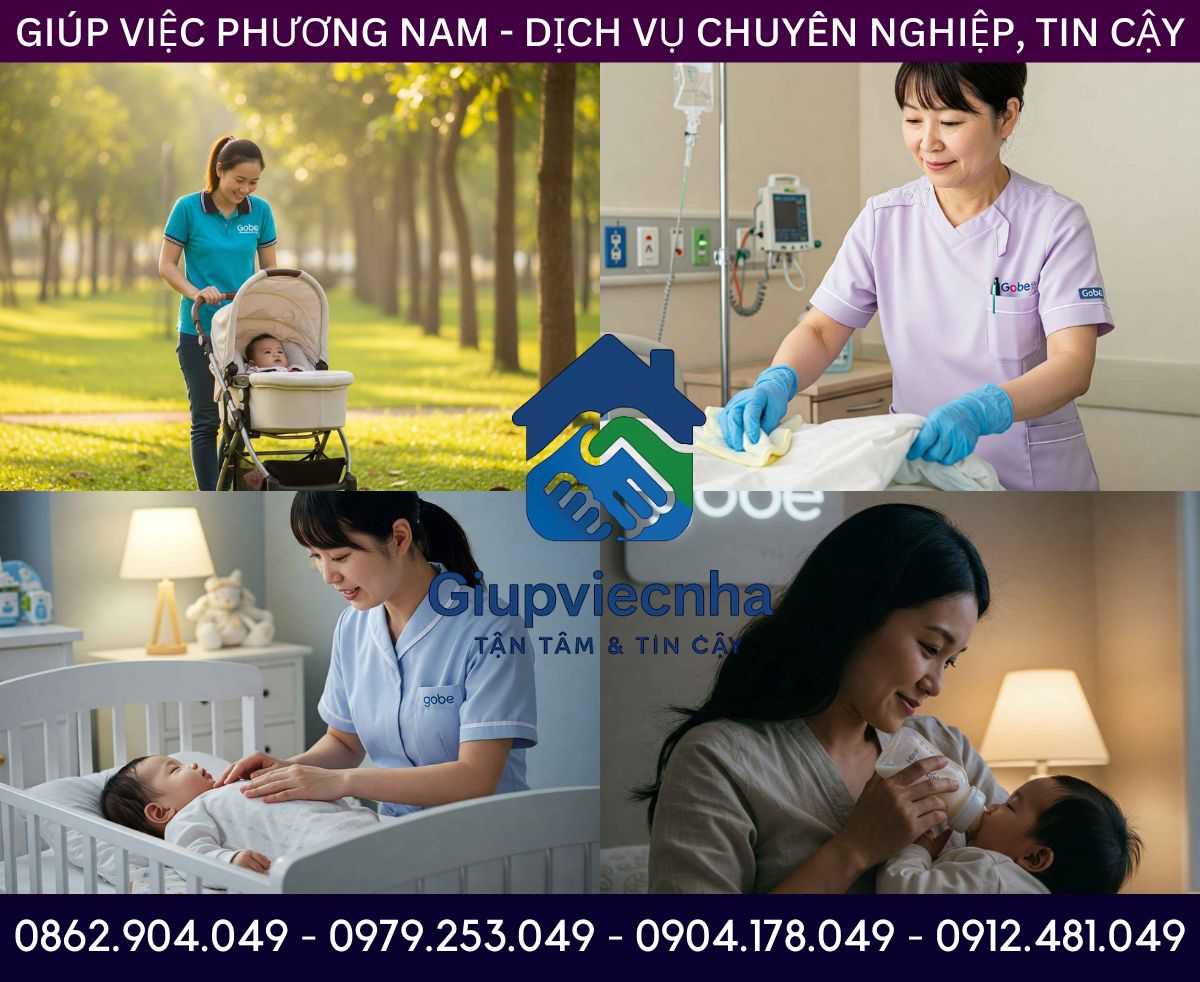 Hỗ trợ khi mẹ sau sinh: Dịch vụ chăm sóc em bé tại Bình Phước kết hợp chăm mẹ