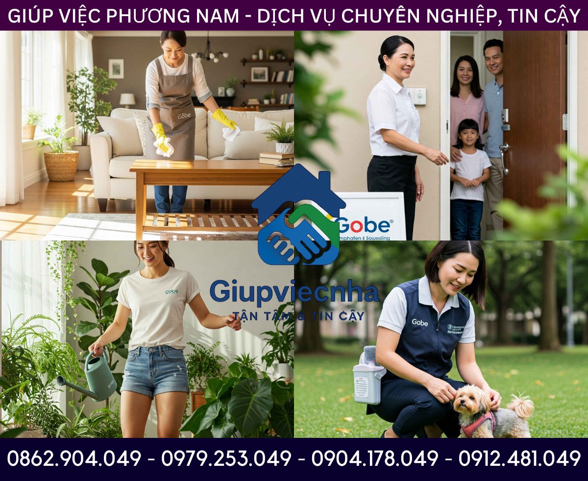Đội ngũ tận tâm: Công ty giúp việc nhà tại Chí Linh nhân viên tận tình, thân thiện