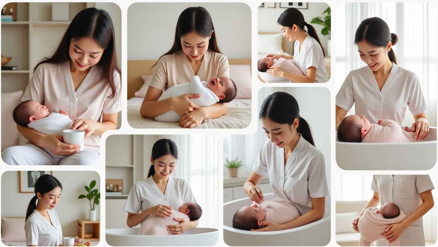 Dịch vụ tại nhà tiện lợi: Chăm sóc mẹ và bé sau sinh tại nhà Cẩm Phả toàn diện