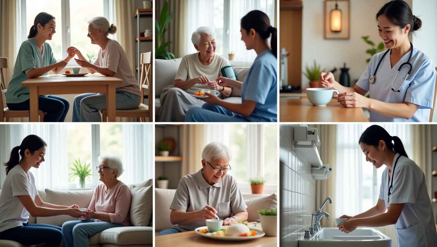 Phù hợp mọi độ tuổi và tình trạng bệnh lý: Chăm sóc người cao tuổi tại nhà Long An theo yêu cầu gia đình