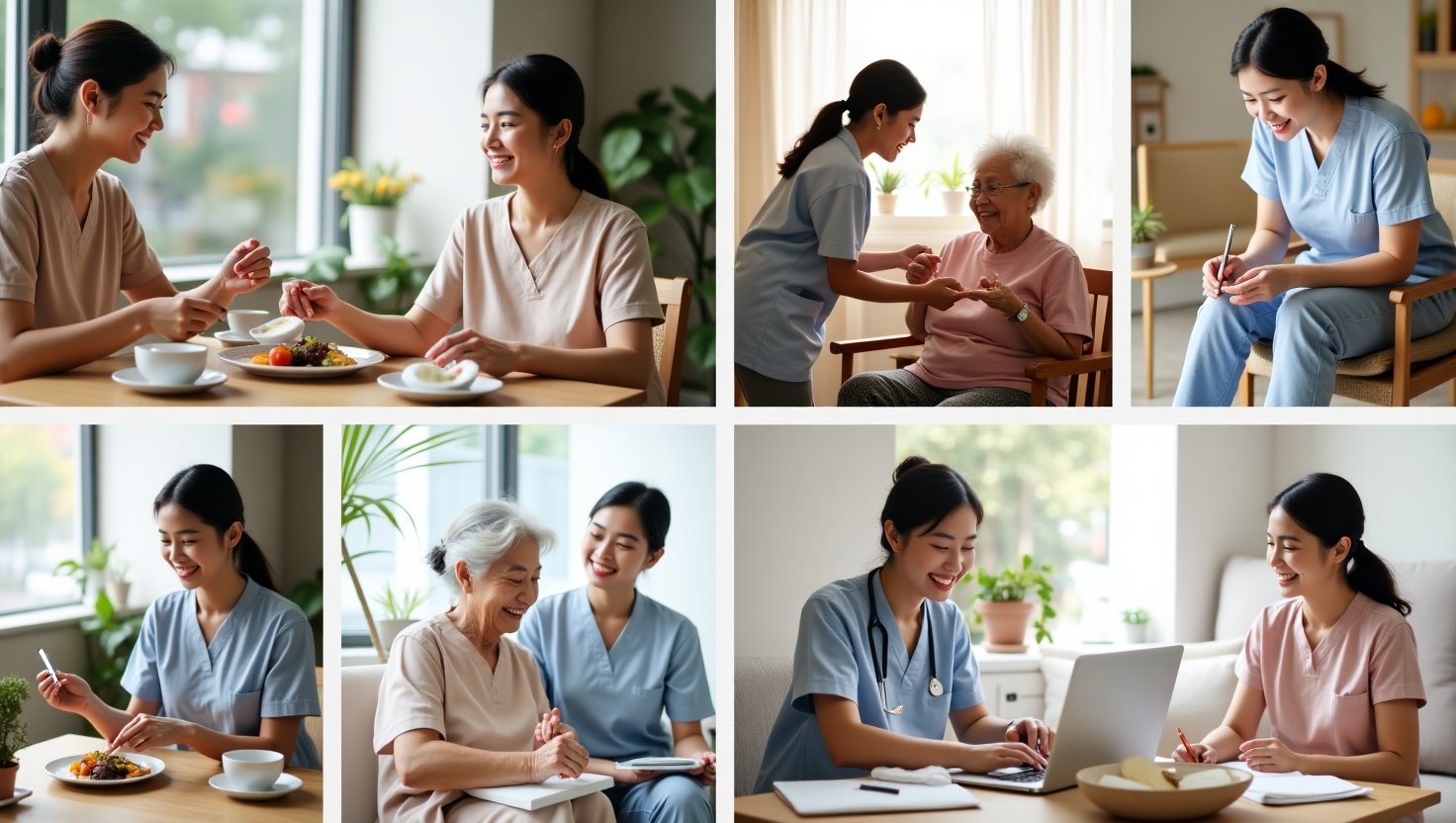 Chế độ dinh dưỡng hợp lý: Chăm sóc người già Quận 6 chu đáo từng ngày