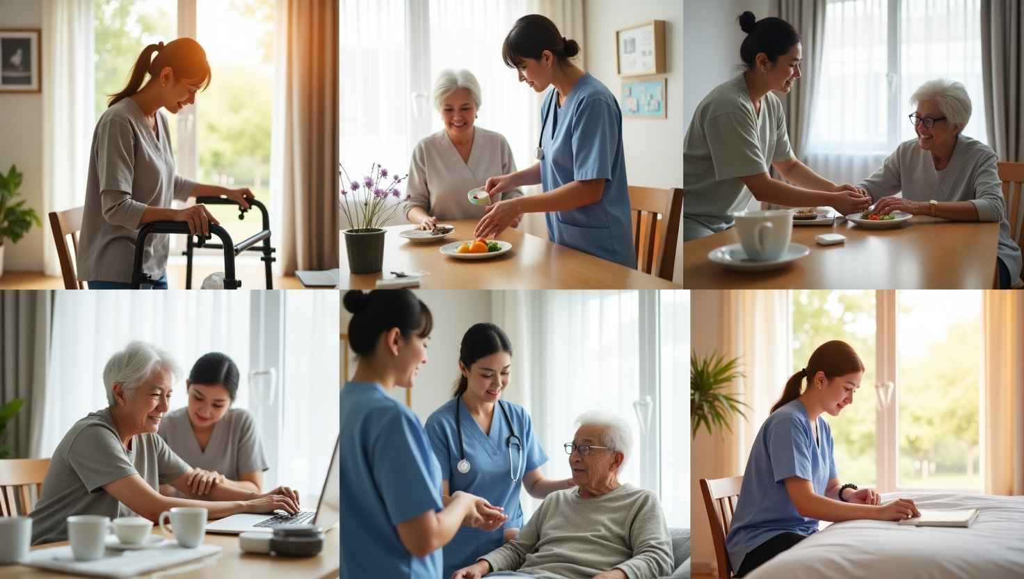 Không gian sống yên bình: Chăm sóc người già tại nhà Châu Đốc trong chính tổ ấm
