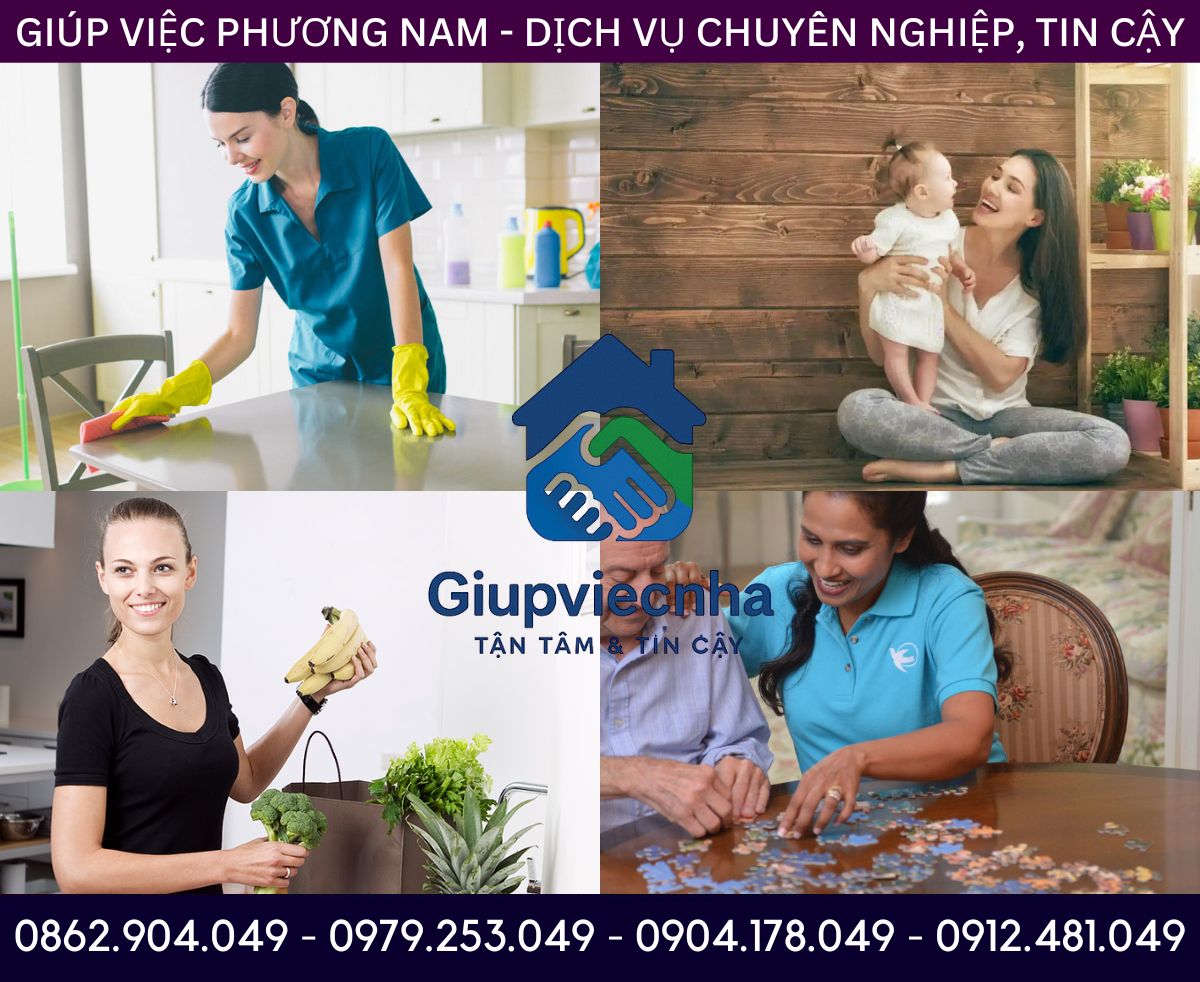 Đáng tin cậy: Giúp việc nhà chuyên nghiệp Củ Chi
