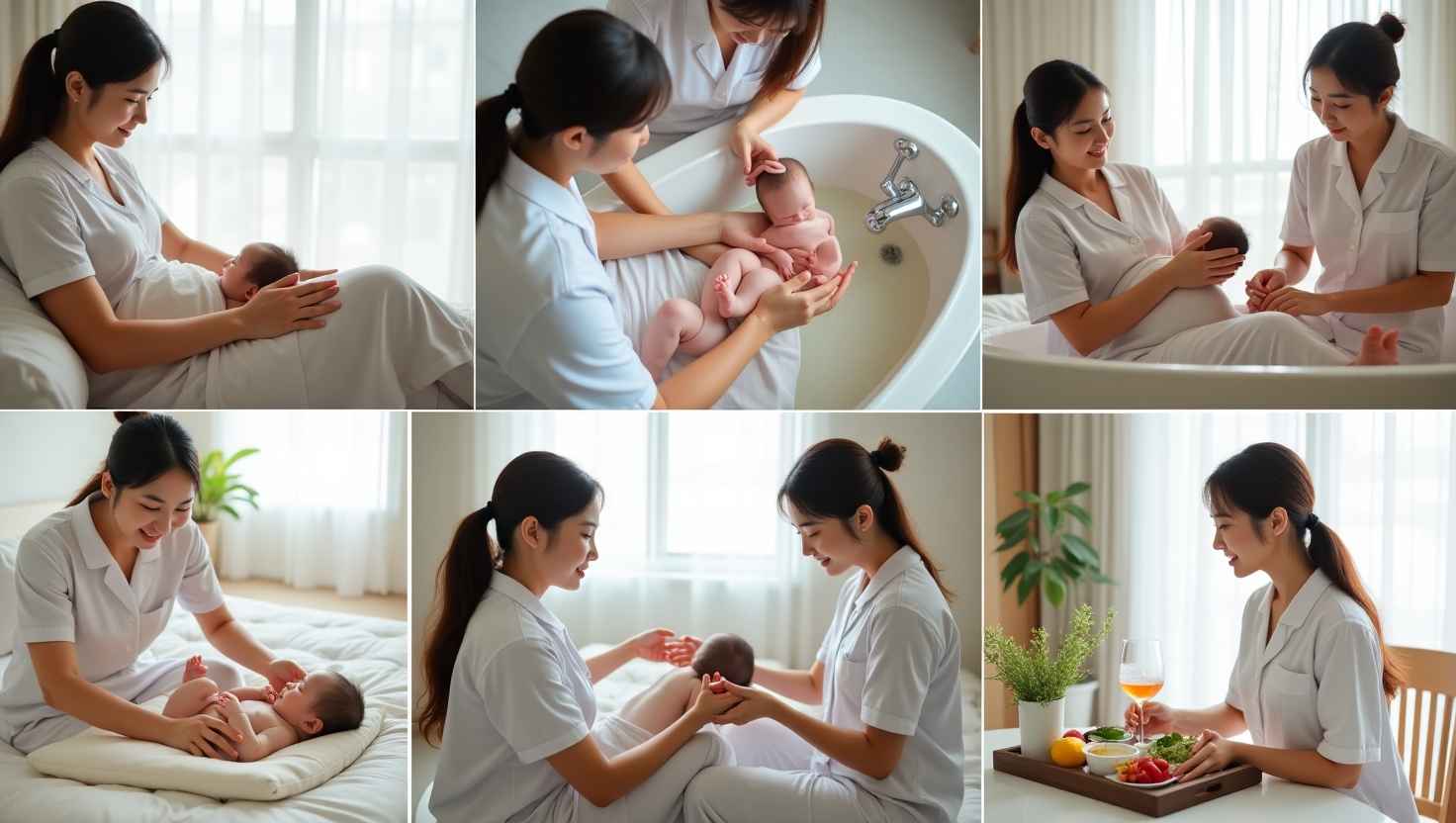 Đáp ứng nhu cầu đa dạng: Dịch vụ chăm sóc mẹ và bé sau sinh tại Uông Bí theo giờ hoặc ở lại