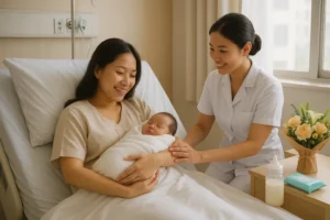 Dịch vụ chăm sóc mẹ và bé sau sinh tại bệnh viện MêKông