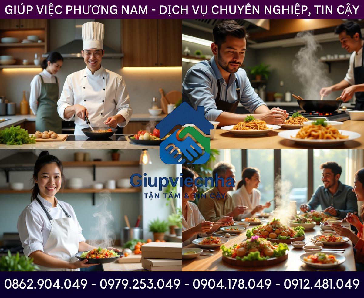 An toàn vệ sinh: Cần tìm đầu bếp nấu ăn gia đình TPHCM