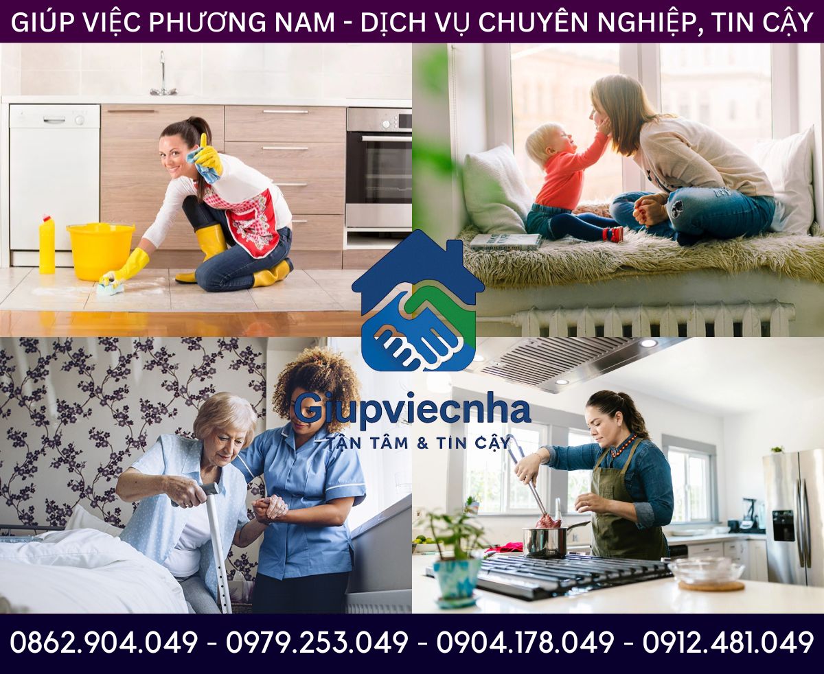 Đào tạo chuyên nghiệp: Giúp việc theo giờ Quận Tân Phú chất lượng