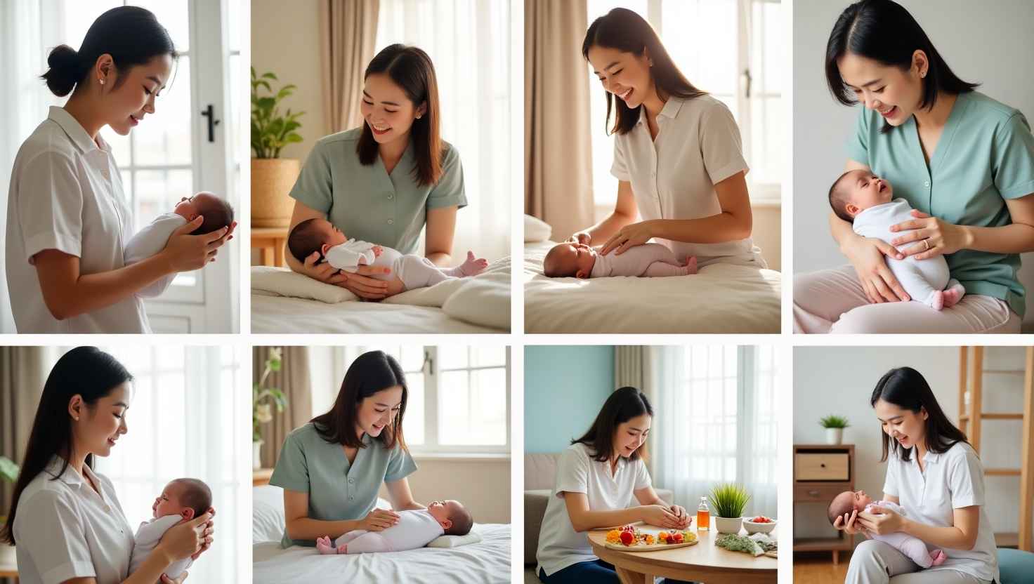 Chăm sóc chuyên sâu: Dịch vụ massage & tắm bé sơ sinh cho mẹ sau sinh tại Phú Thọ