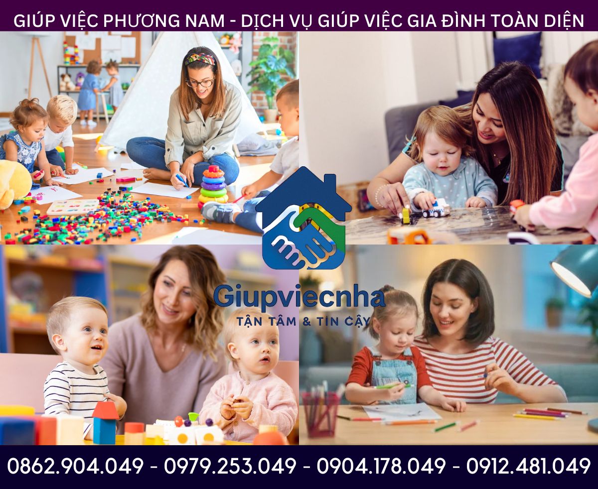 Đội ngũ chuyên nghiệp: Người giữ trẻ chuyên nghiệp TPHCM