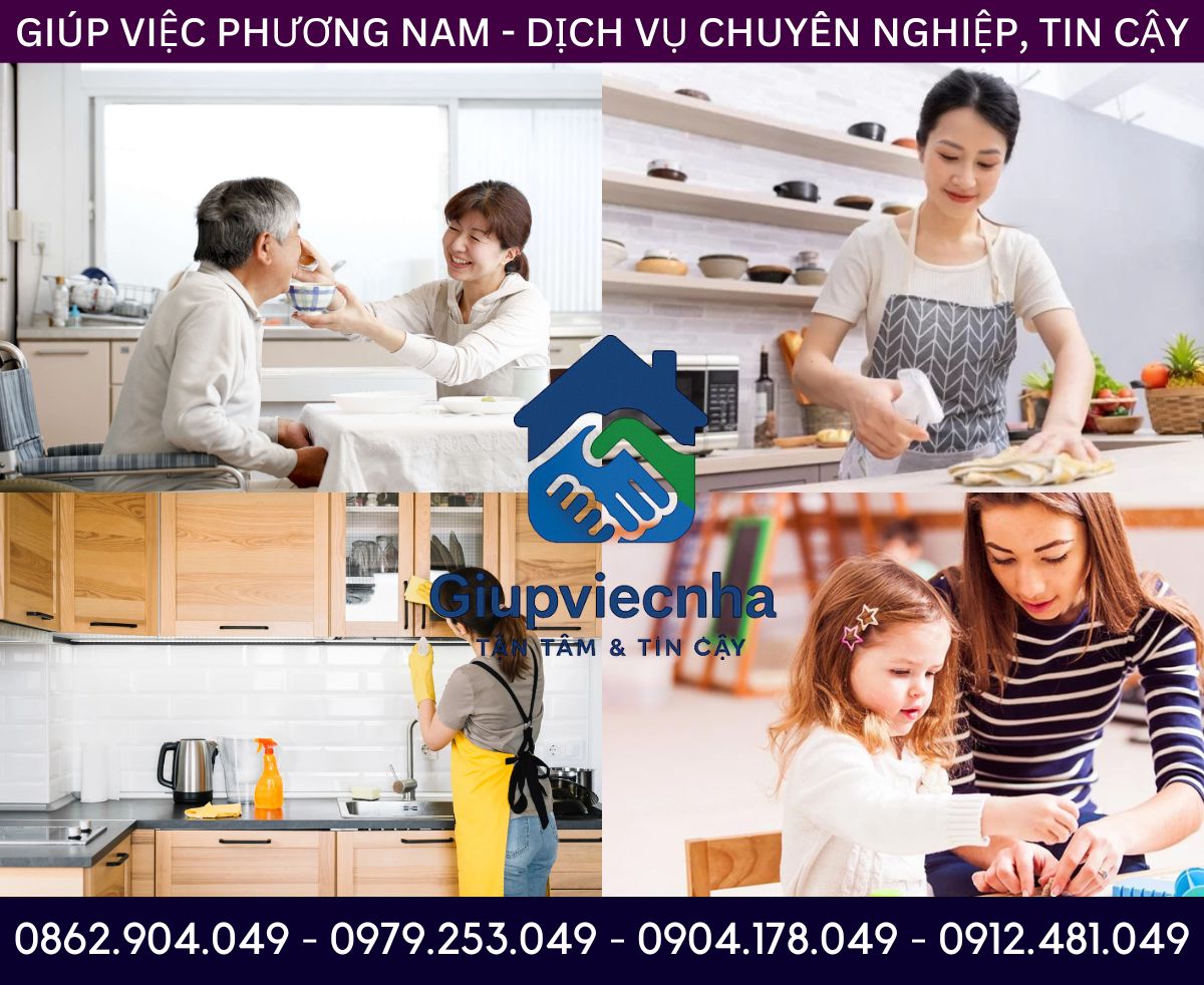 Dịch vụ linh hoạt: Thuê giúp việc theo giờ Quận 6