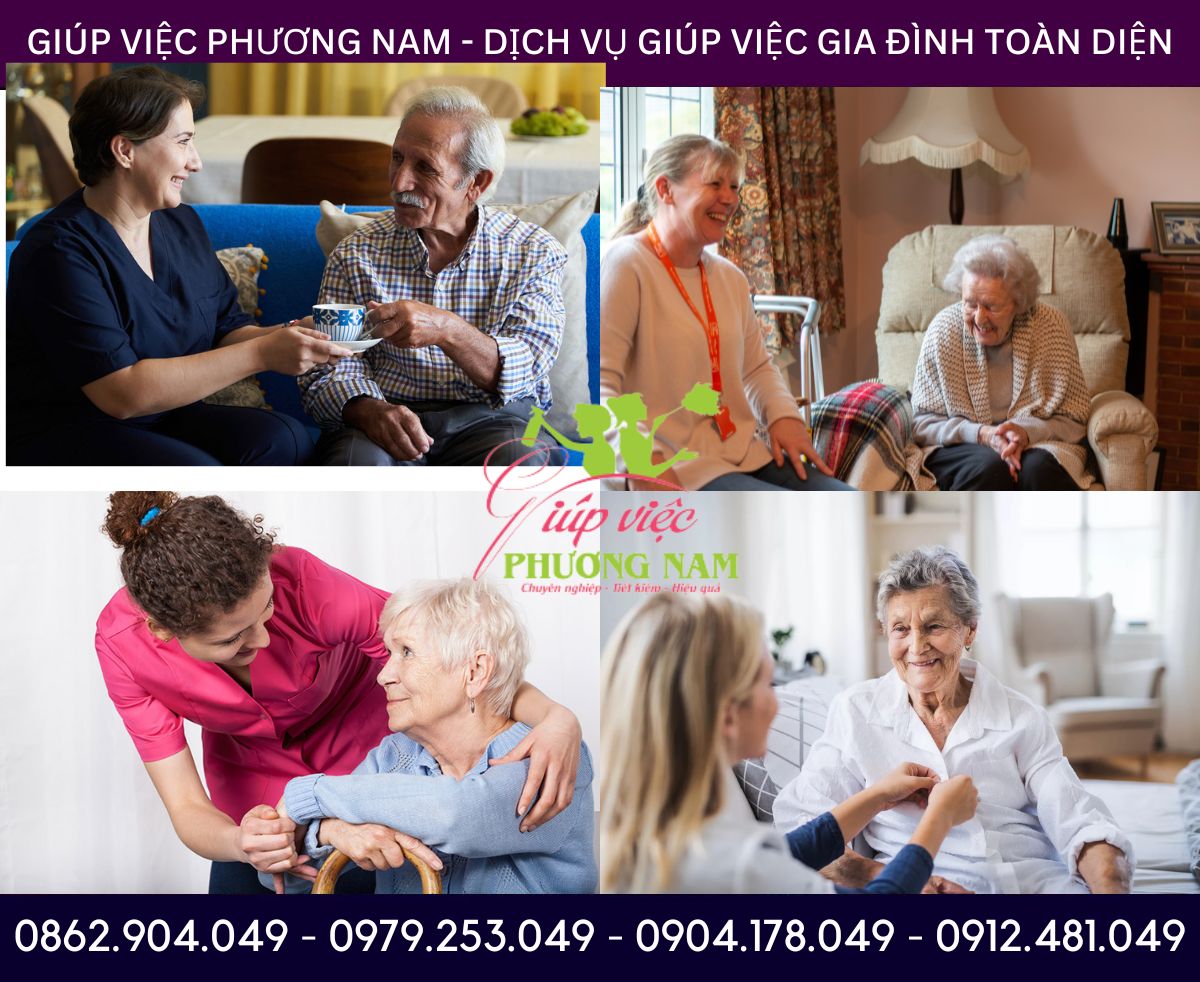 Hỗ trợ đa nhu cầu: Giúp việc chăm sóc người già và giúp việc chăm trẻ chuyên nghiệp
