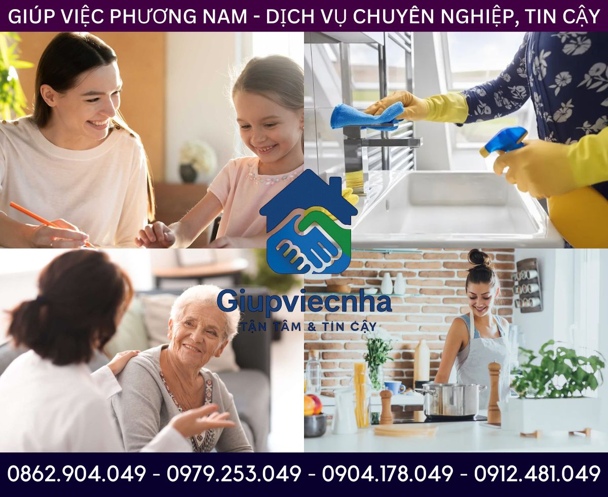 Đào tạo chuyên nghiệp: Giúp việc theo giờ uy tín Cần Giờ