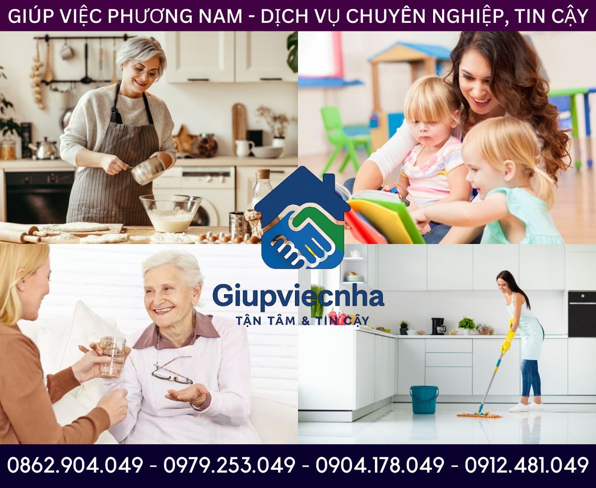 Kinh nghiệm đảm bảo: Người giúp việc ăn ở lại Củ Chi đáng tin cậy