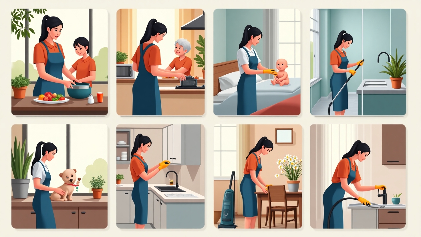 Nhân viên giúp việc nhà chuyên nghiệp Quận Bình Thạnh