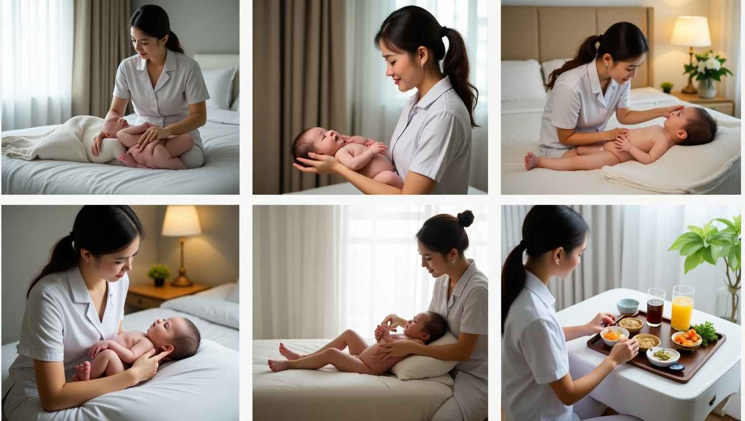 Phục vụ tận nơi: Thuê người chăm sóc mẹ và bé sau sinh Móng Cái uy tín