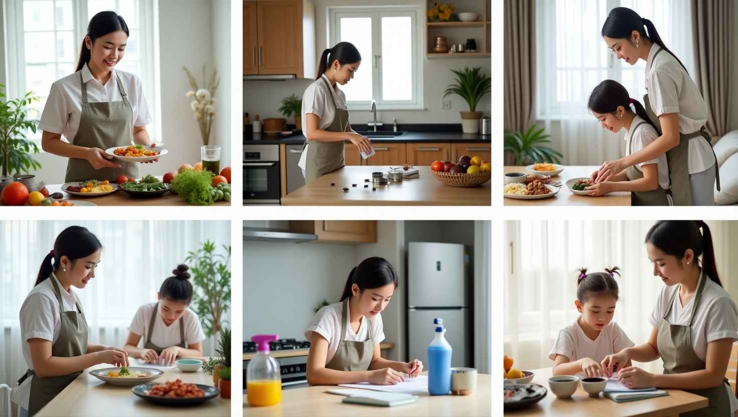 Hỗ trợ nấu ăn gia đình: Thuê người giúp việc nhà nấu ăn tại Bình Phước tận tâm