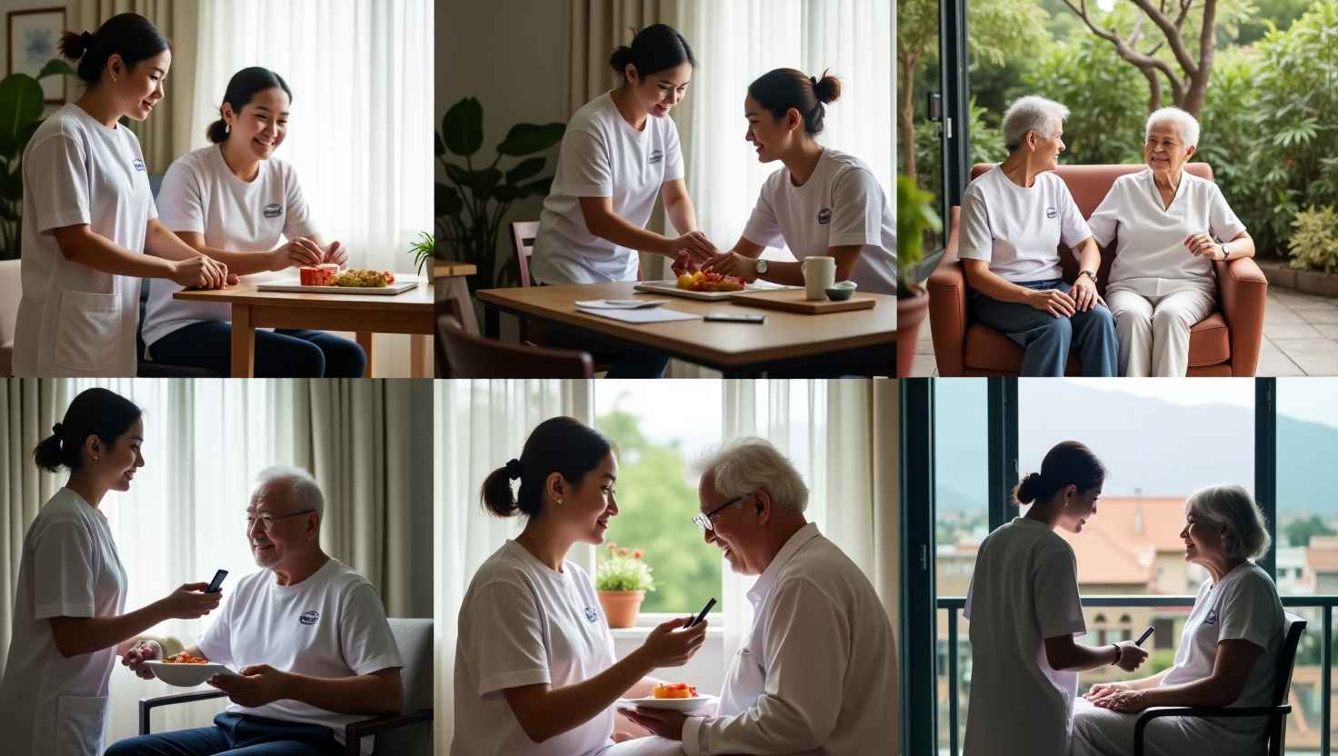 Nhân viên tận tình: Tìm người chăm sóc người cao tuổi tại Thái Nguyên chu đáo, đáng tin cậy