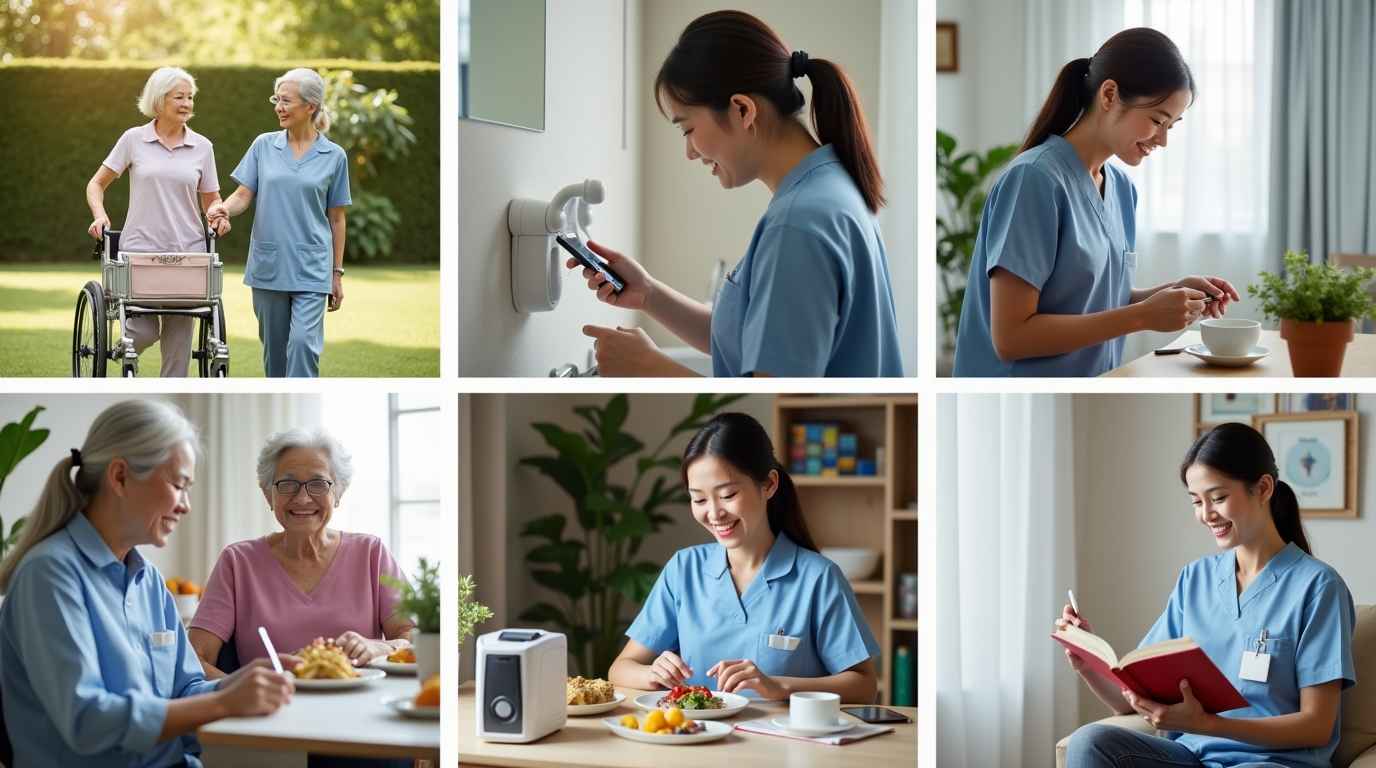 Cam kết trách nhiệm: Tìm người chăm sóc người lớn tuổi tại nhà ở Thuận An tận tâm