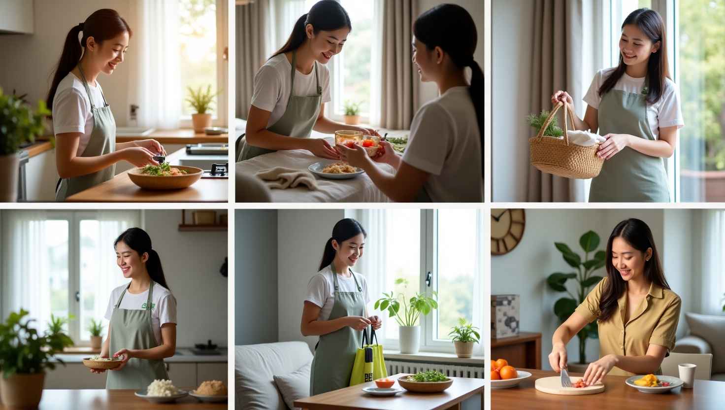 Linh hoạt thời gian: Tìm người giúp việc nhà nấu ăn theo giờ tại Cẩm Phả