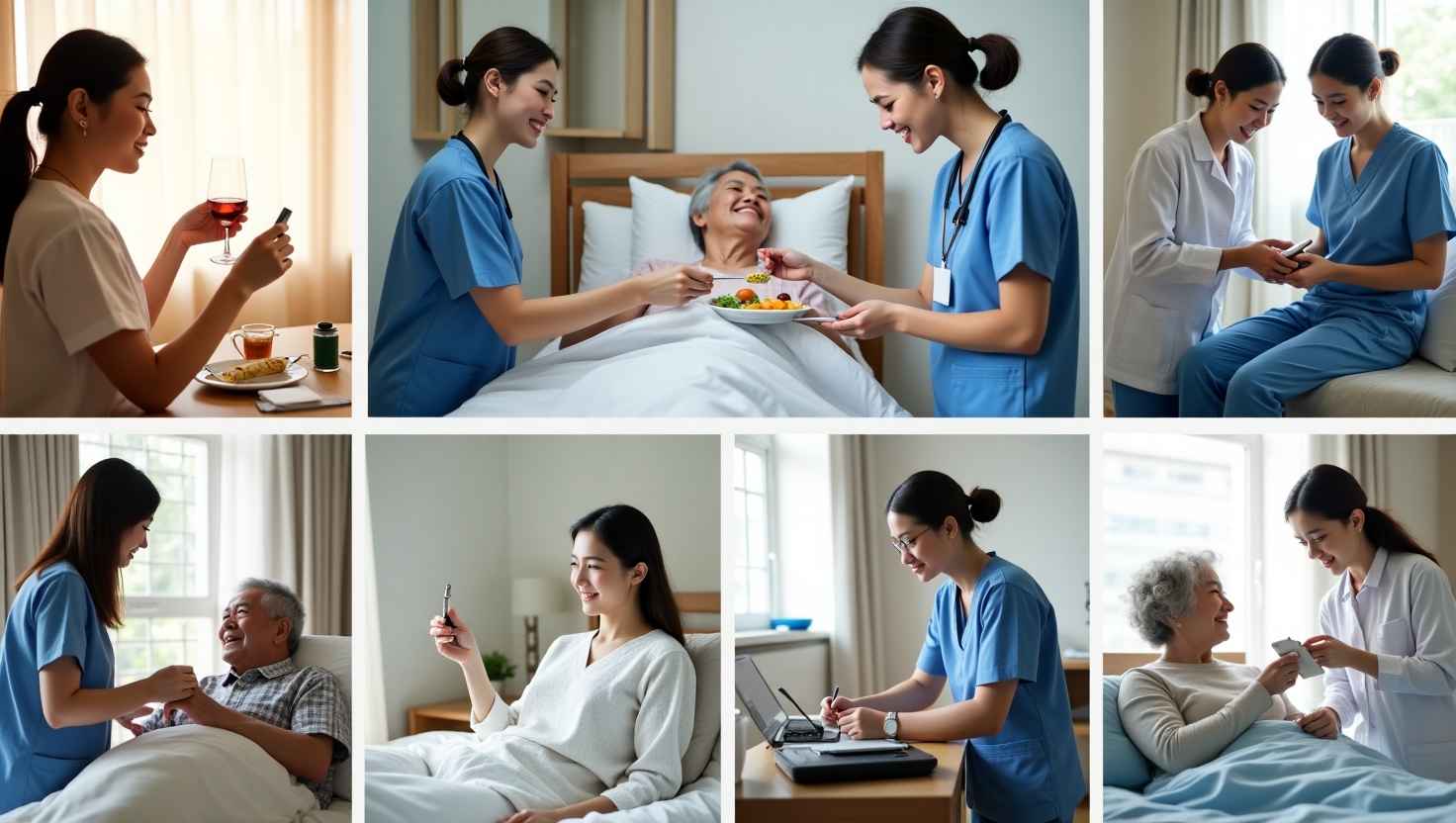 Giám sát chặt chẽ: Trông người bệnh tại Phan Rang được theo dõi bởi điều dưỡng trưởng