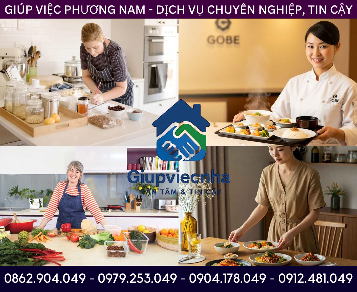 Đội ngũ đầu bếp chuyên nghiệp, thân thiện: Tìm người nấu ăn tại Quận Tân Phú dễ dàng