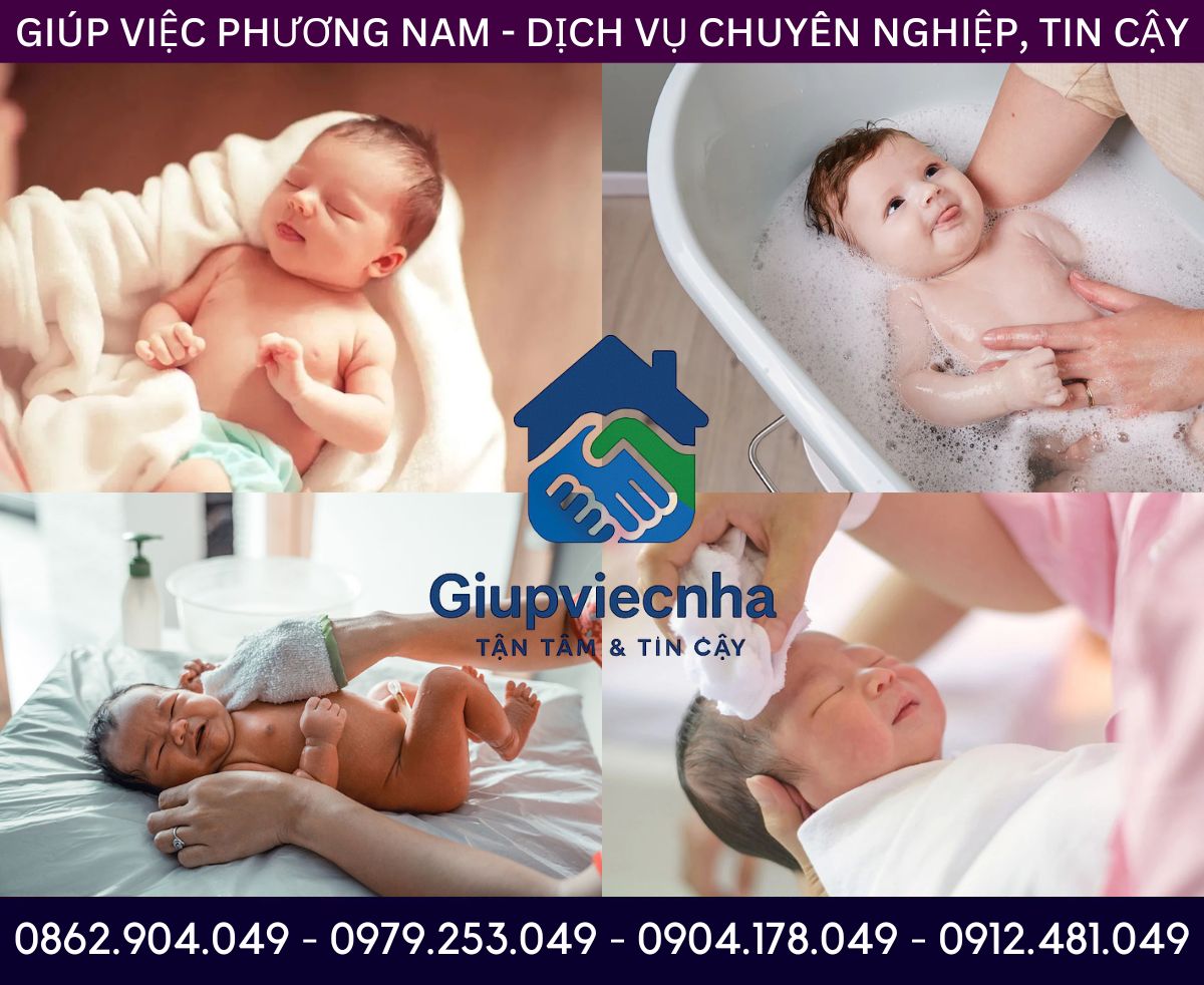 Đáp ứng linh hoạt: Tắm bé tại nhà Gò Vấp theo yêu cầu gia đình