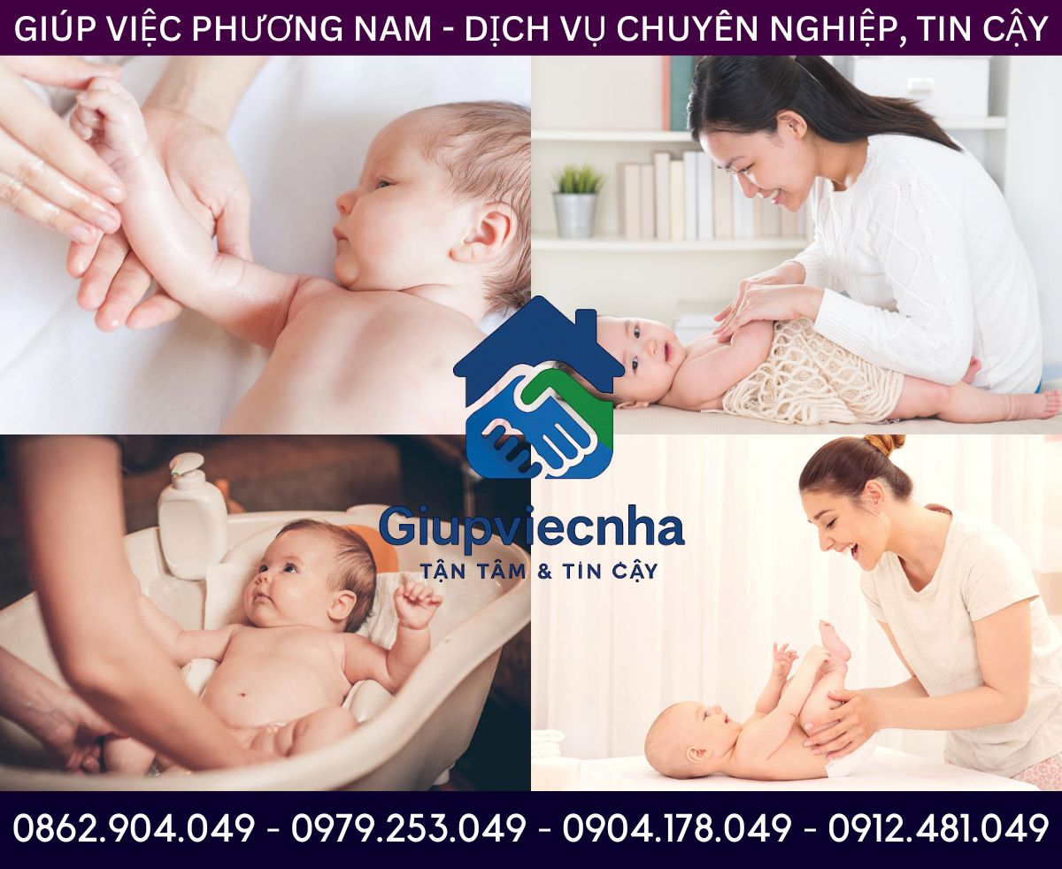 Sử dụng sản phẩm thiên nhiên: Tắm bé và massage Thủ Đức