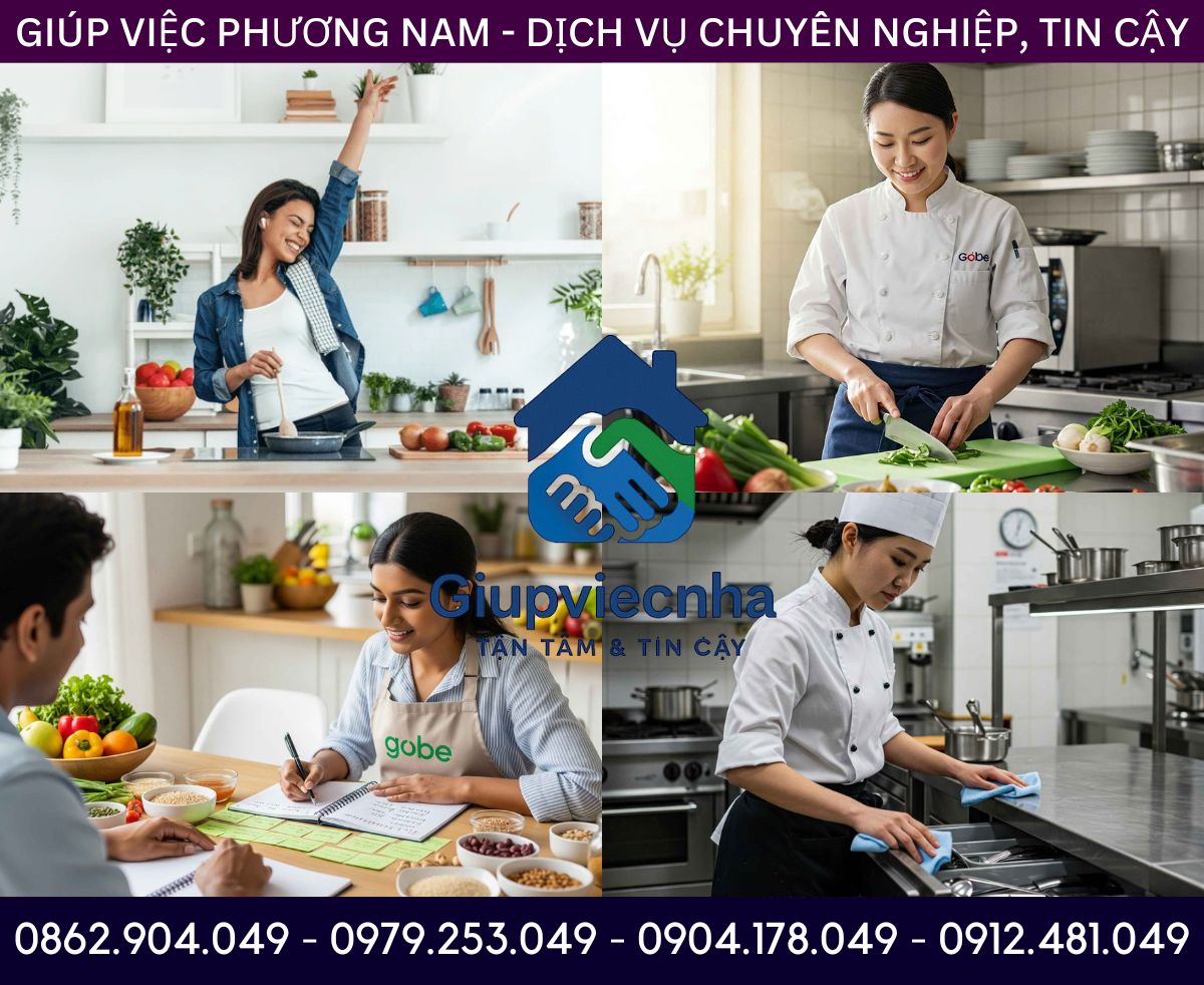 Linh hoạt theo lịch trình khách hàng: Cần thuê người nấu ăn tại nhà Tân Phú linh hoạt