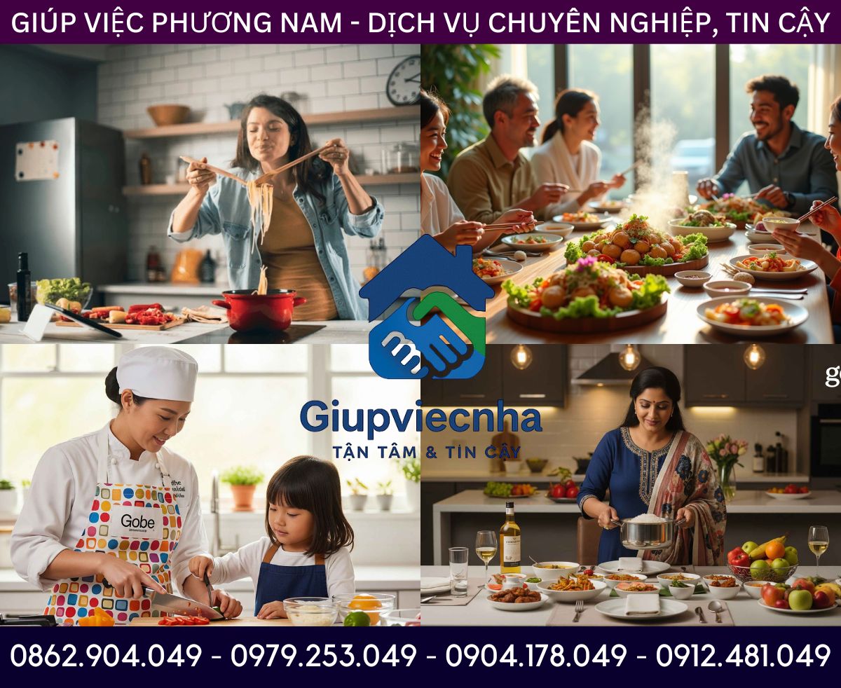Thực đơn đa dạng: Tìm người nấu ăn tại nhà Hóc Môn theo thực đơn riêng