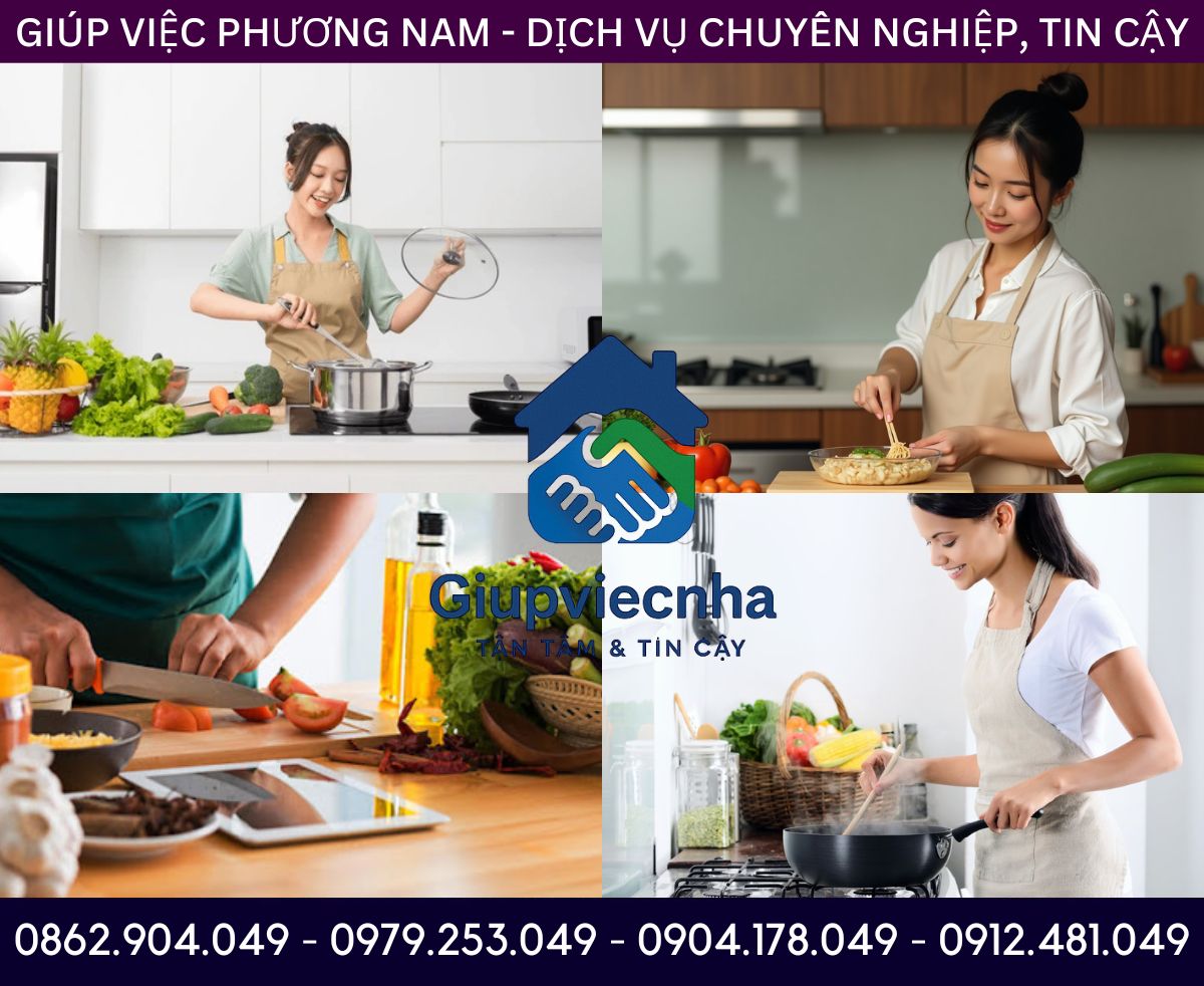 Đúng giờ, chuyên nghiệp: Tìm người nấu ăn gia đình Quận 10 cam kết giao bữa ăn đúng giờ, đảm bảo sự tiện lợi cho gia đình bận rộn.