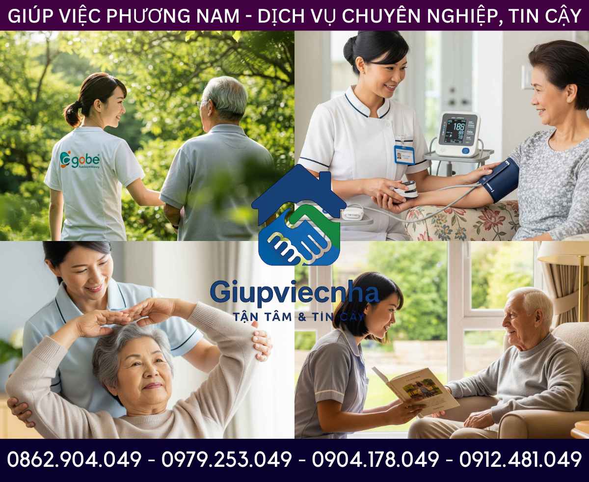 Hỗ trợ gia đình bận rộn: Dịch vụ chăm người già tại nhà Hòa Bình tiện lợi