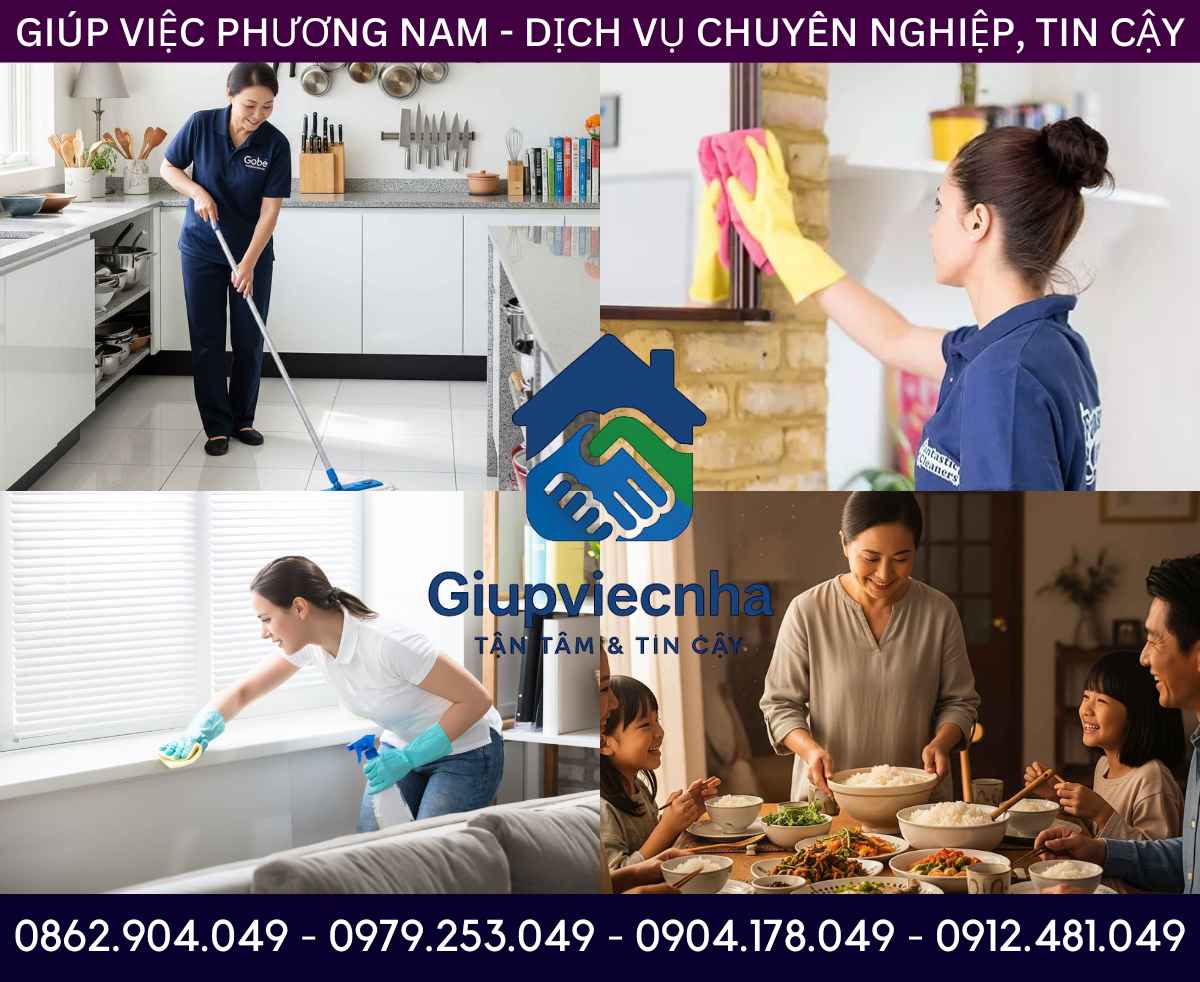 Nhanh chóng – tiện lợi: Thuê người giúp việc nhà theo giờ tại Đà Nẵng tiện lợi cho gia đình bận rộn