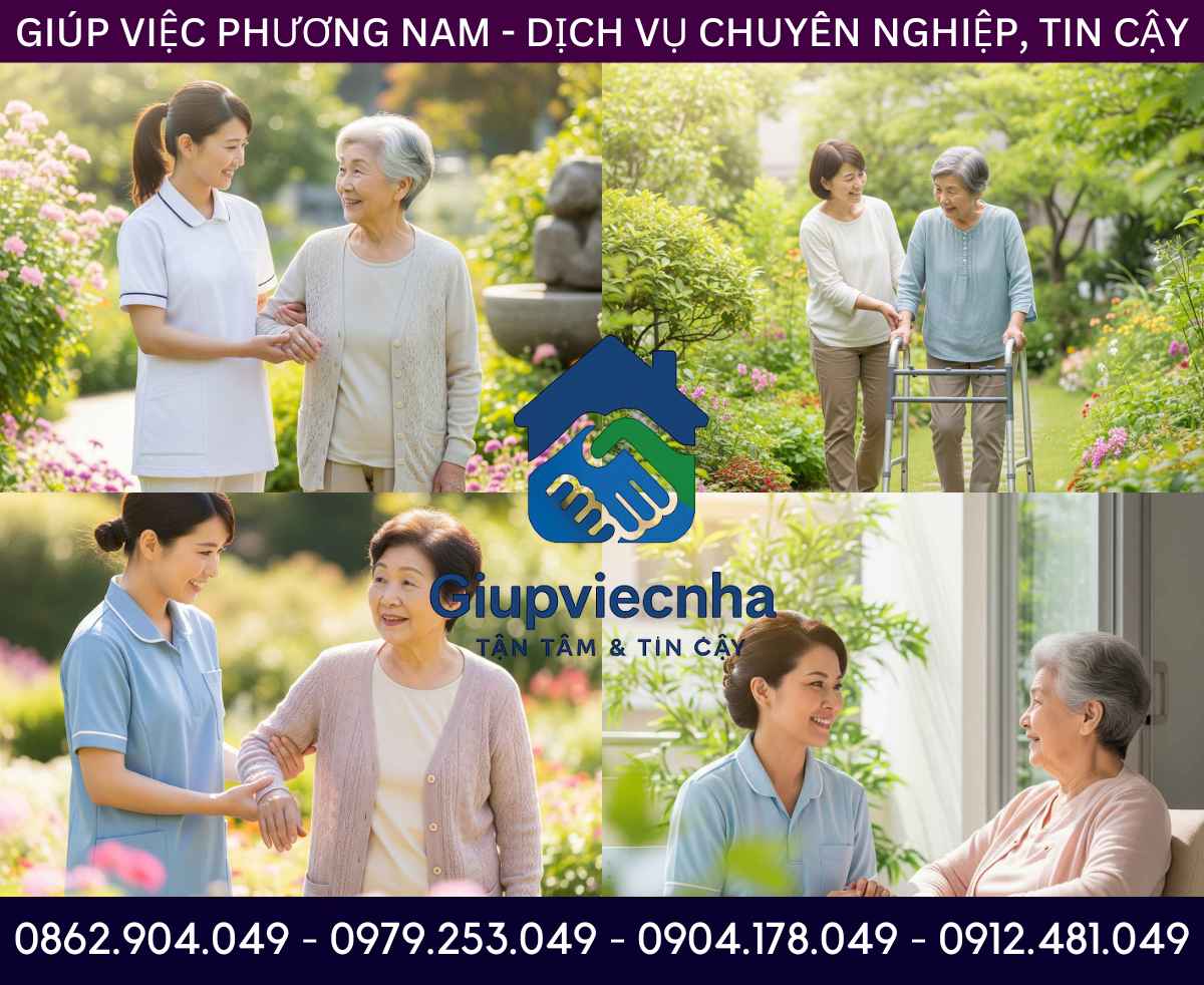Đội ngũ giàu kinh nghiệm: Công ty cung cấp dịch vụ chăm sóc người già tại nhà Hải Phòng