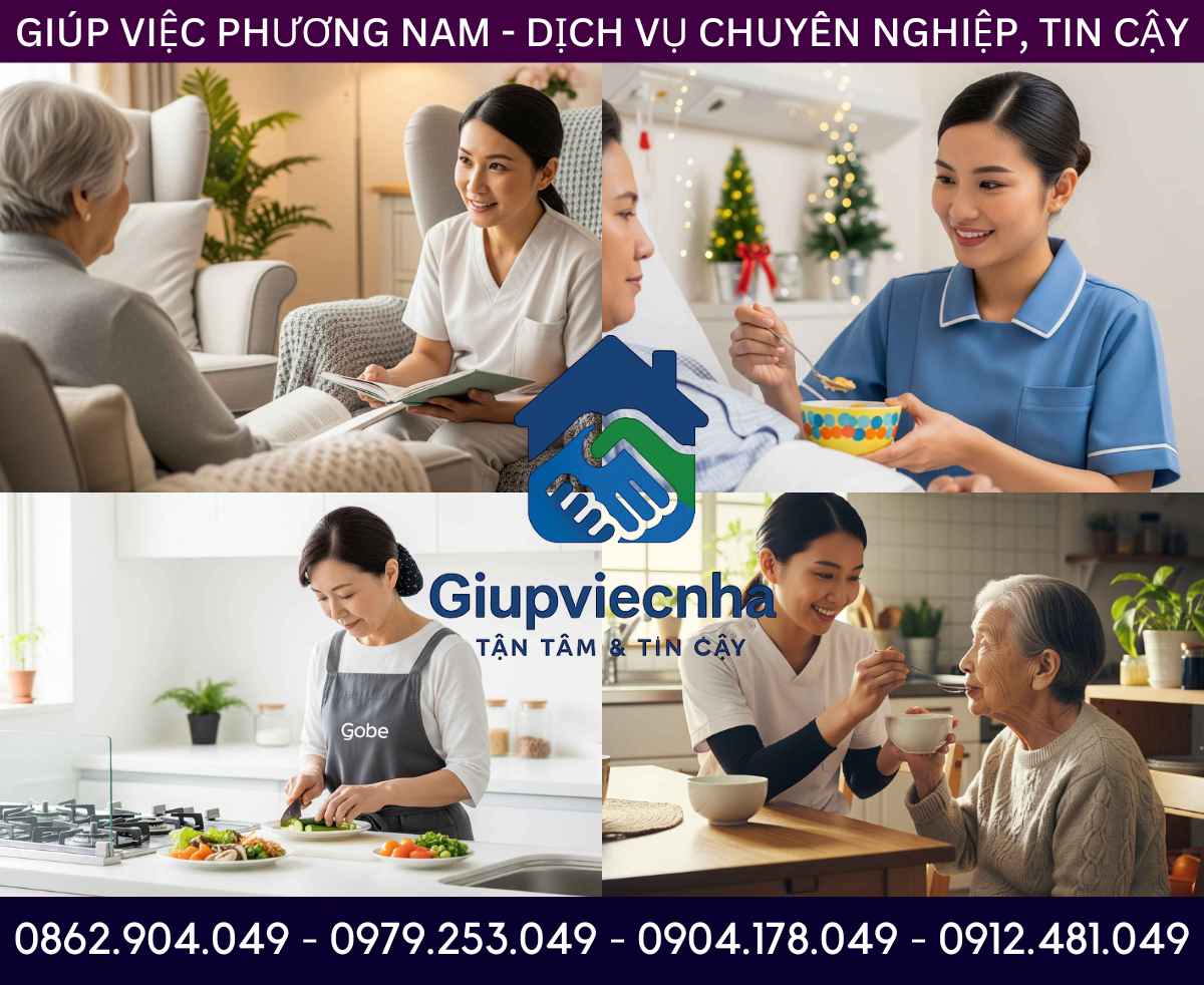 Hỗ trợ sinh hoạt hàng ngày: Tìm người chăm sóc người già ăn ở lại tại Hòa Bình chất lượng