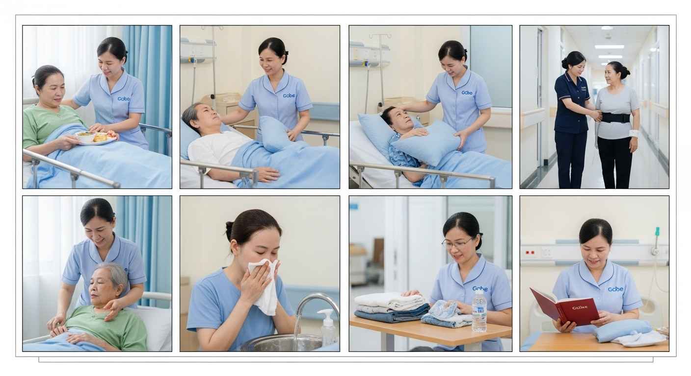 Uy tín hàng đầu: Công ty cung cấp dịch vụ chăm sóc người bệnh tại Bệnh viện Bình Tân