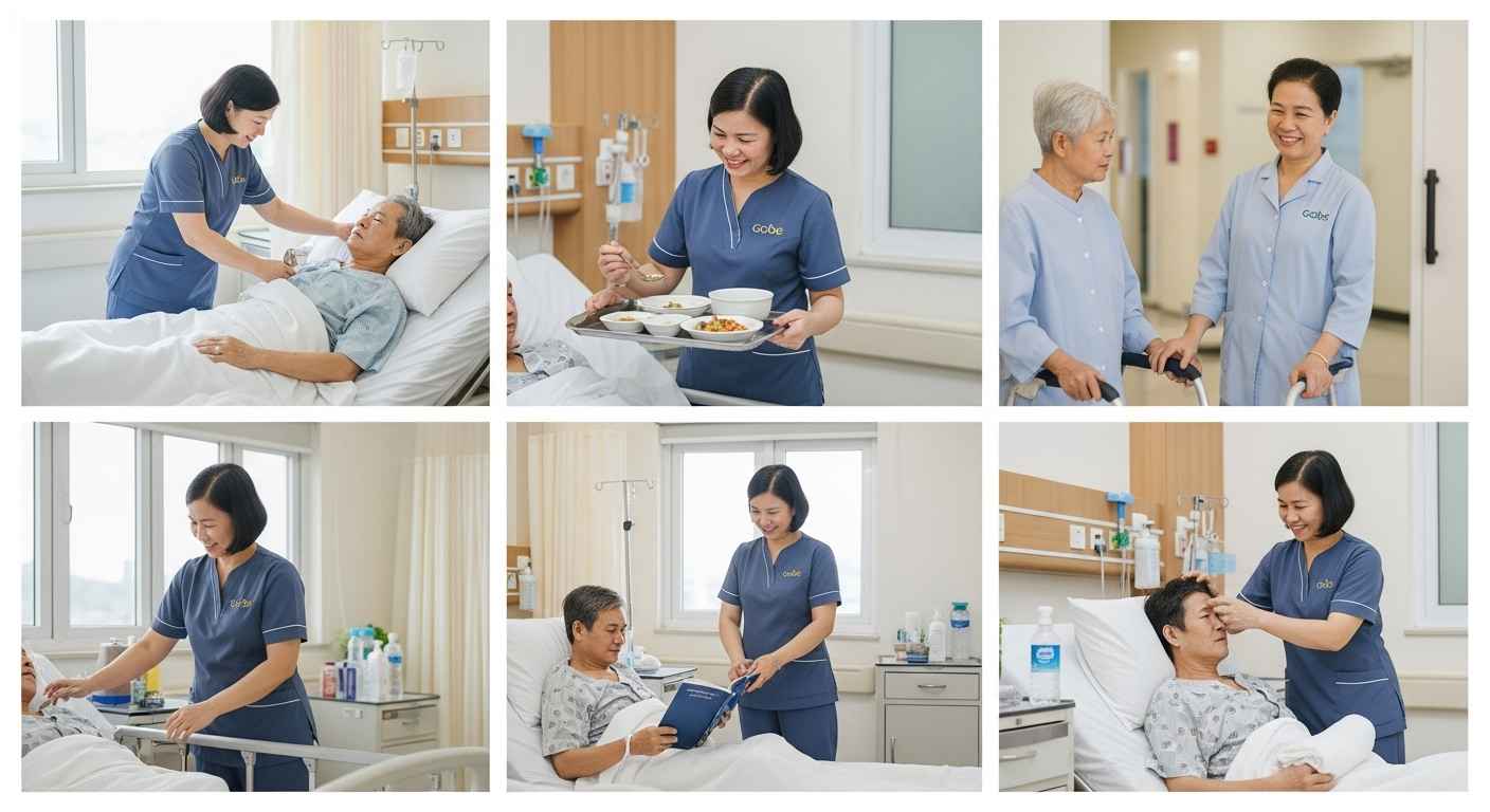 Kết nối gia đình – bệnh nhân: Dịch vụ nuôi bệnh tại Bệnh viện Nhân Ái chuyên nghiệp
