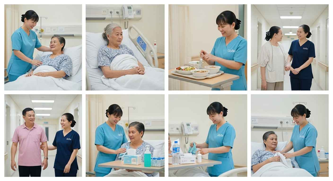 Phục vụ đúng giờ: Dịch vụ trông người ốm tại Bệnh viện Triều An tốt nhất