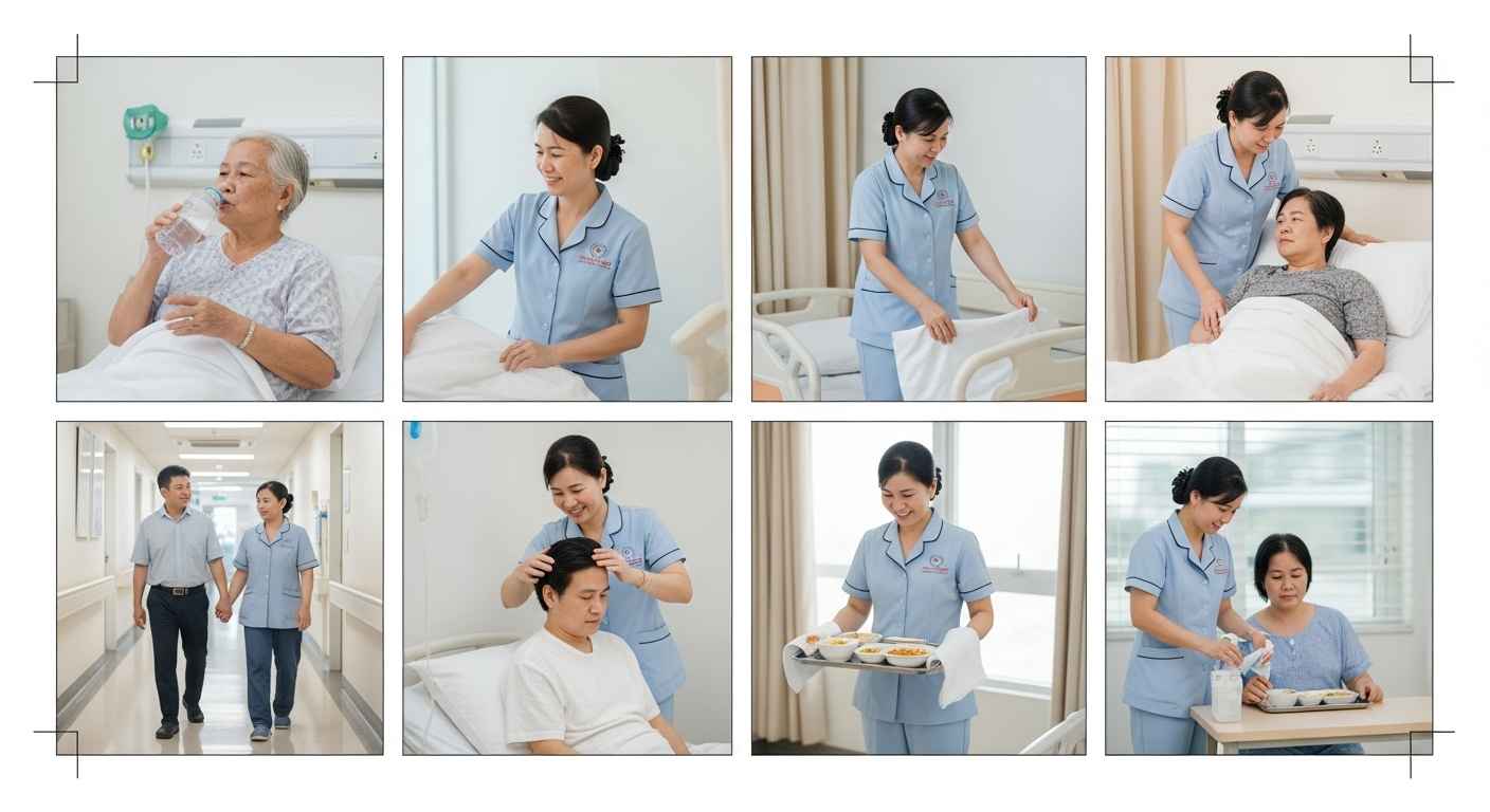 Dịch vụ thân thiện với gia đình: Thuê người nuôi bệnh tại Bệnh viện Răng Hàm Mặt TP.HCM yên tâm cho người thân