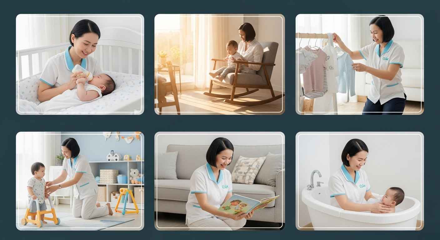 Giúp cha mẹ yên tâm: Tìm người giúp việc chăm bé sơ sinh tại nhà Đồng Xoài