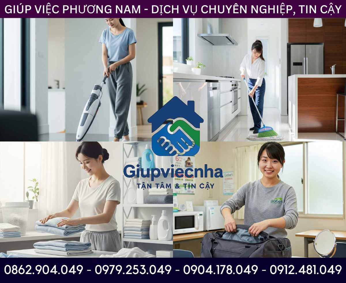 Tuyển chọn kỹ lưỡng: Công ty dịch vụ giúp việc nhà tại Thái Bình uy tín