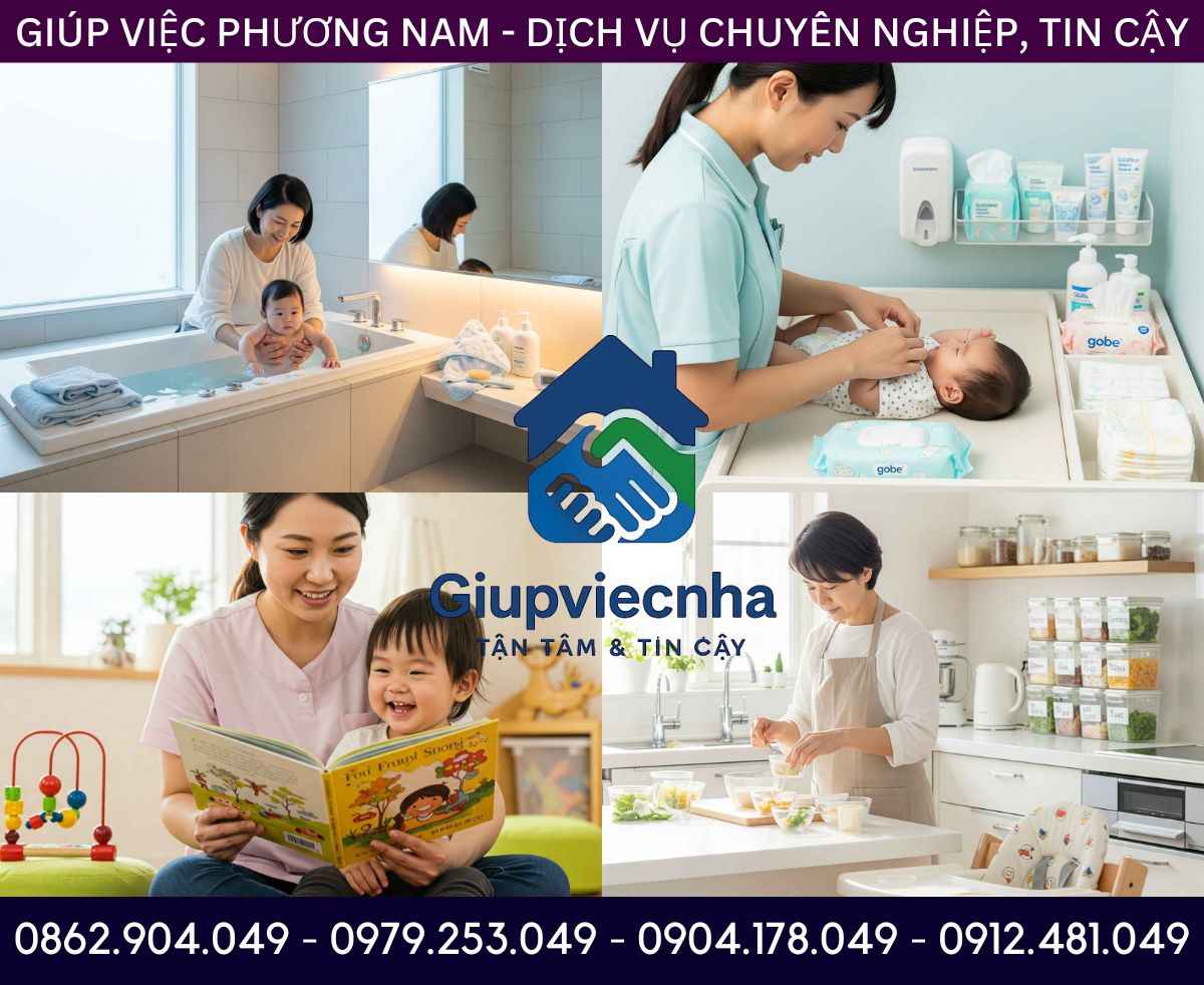 Giám sát 24/7: Thuê người trông trẻ tại nhà Sóc Trăng đảm bảo an toàn