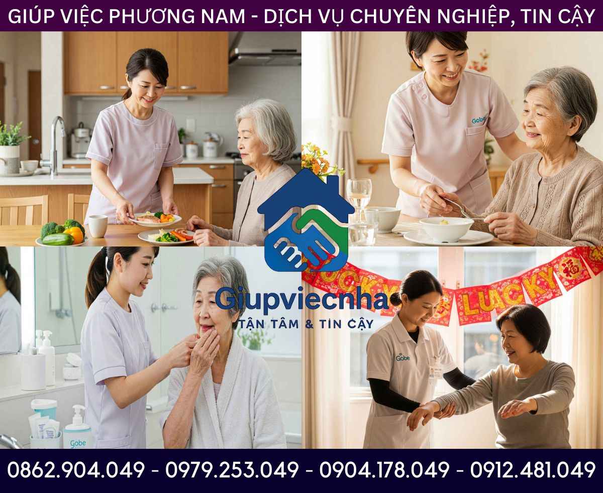 Đào tạo chuyên nghiệp: Nhân viên chăm sóc người cao tuổi tại nhà ở Cà Mau