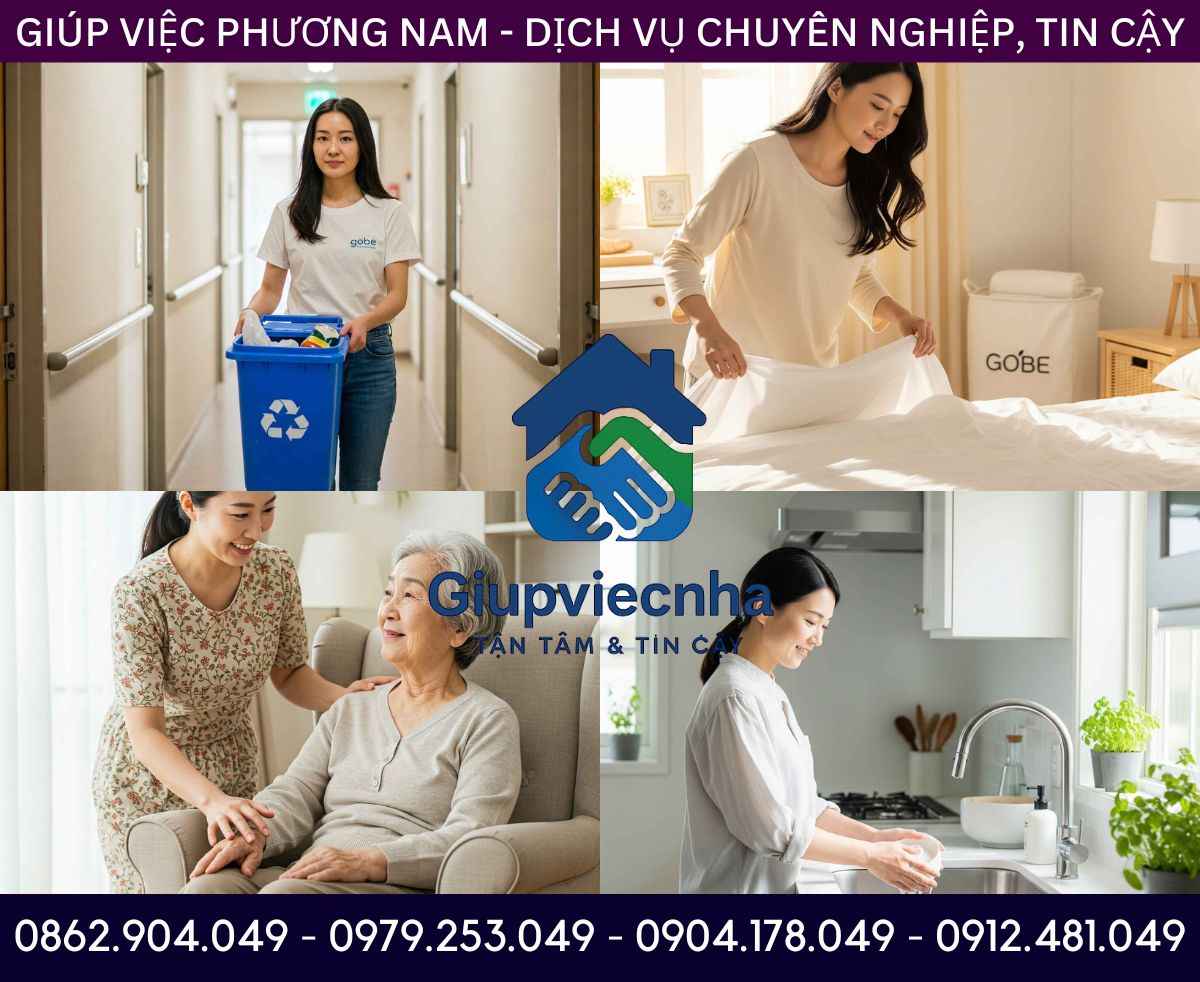 Tác phong chuyên nghiệp: Giúp việc nhà Thái Bình tận tâm, đúng chuẩn