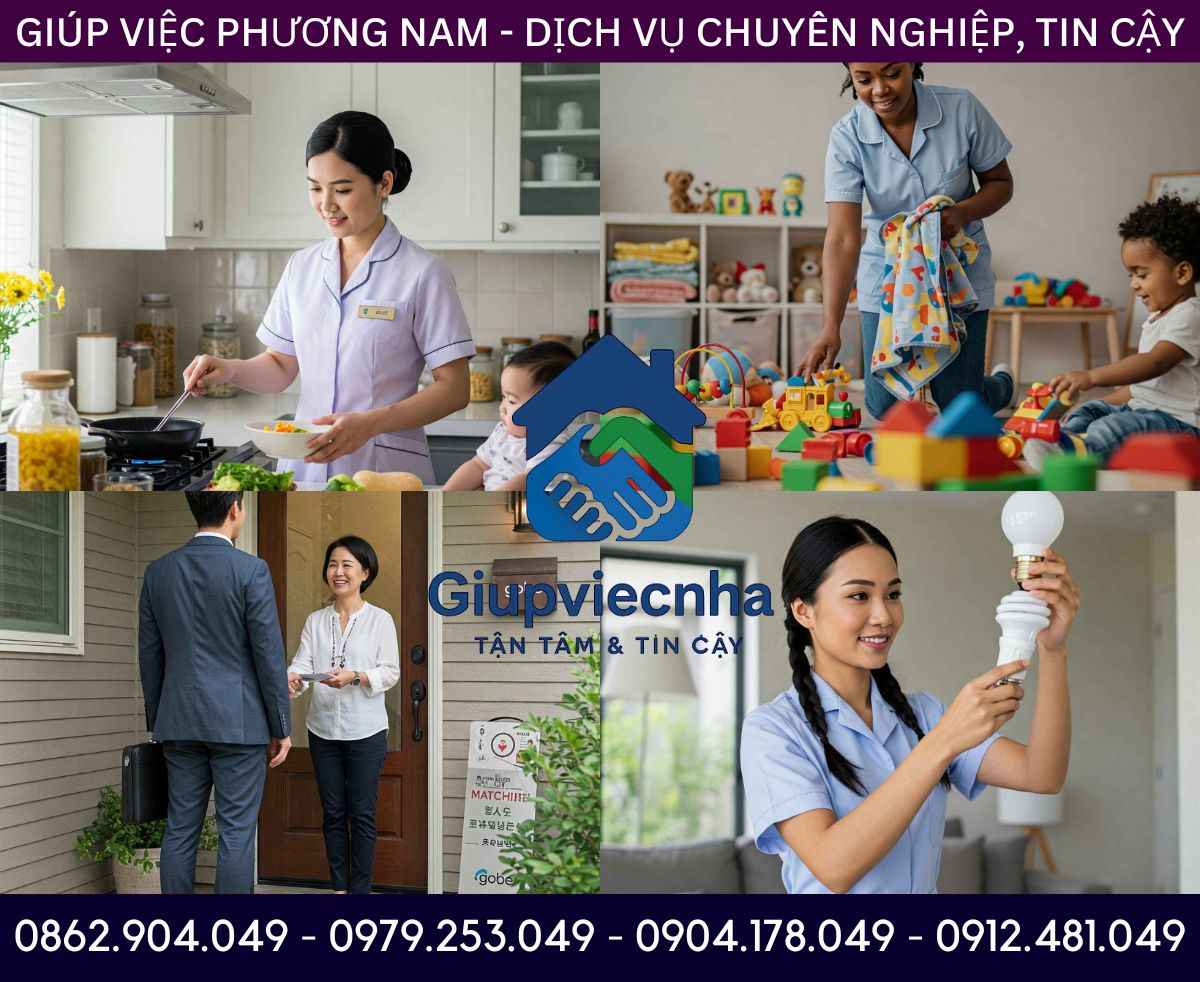Kinh nghiệm dày dặn: Dịch vụ giúp việc gia đình ăn ở lại Tuyên Quang chất lượng cao