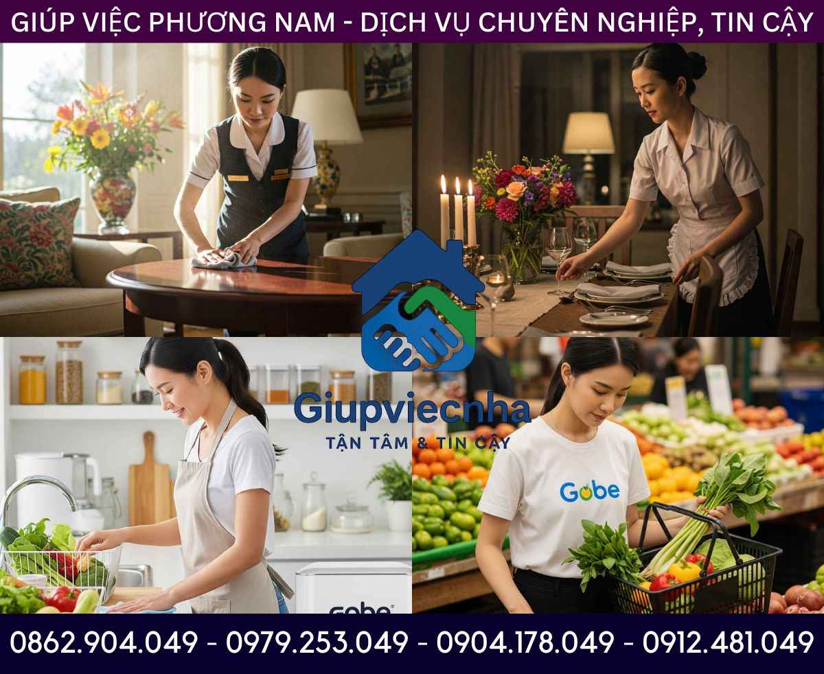 Linh hoạt theo nhu cầu: Dịch vụ giúp việc nhà theo giờ và nấu ăn tại Nam Định