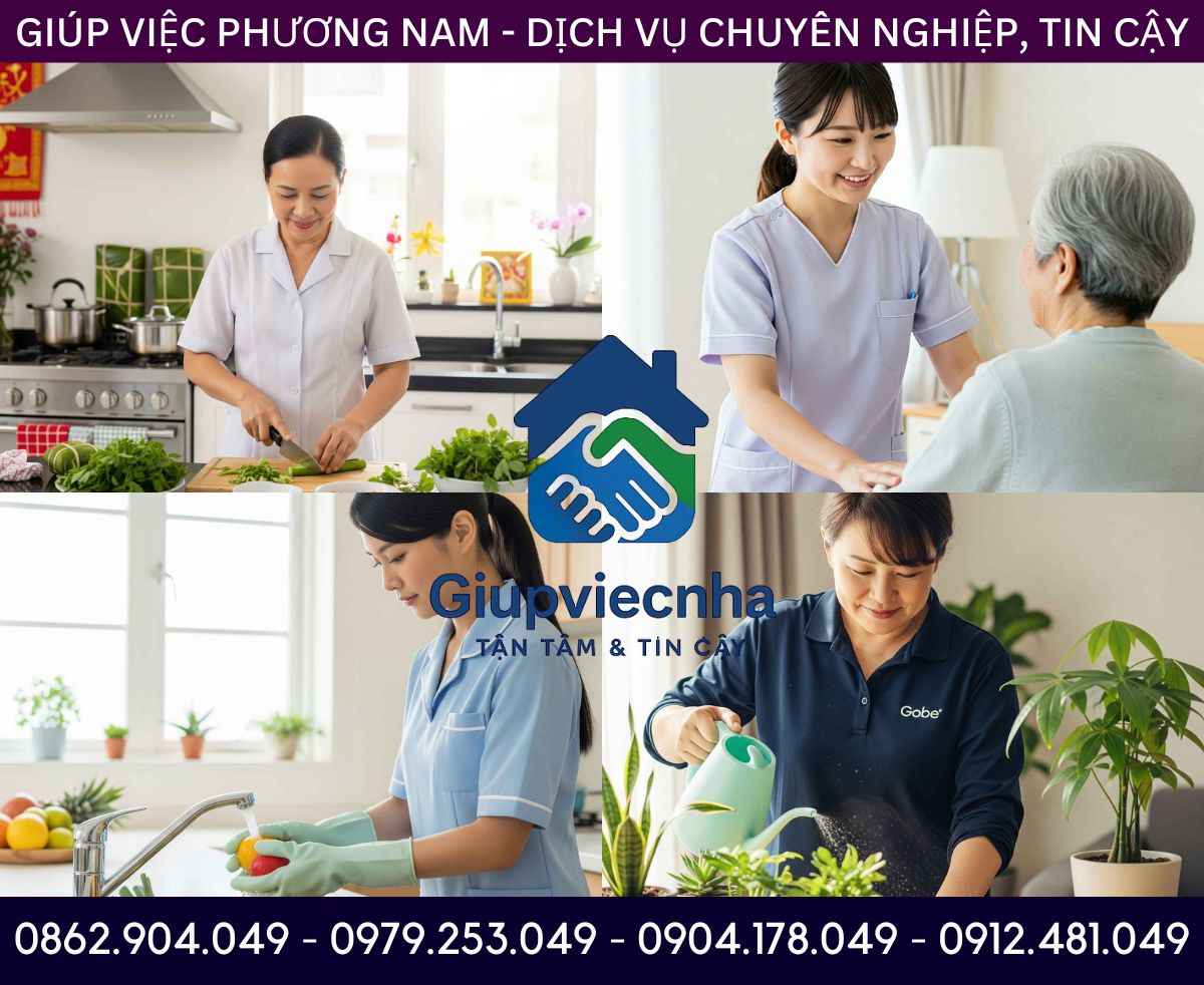 Hỗ trợ đa dạng: Dịch vụ giúp việc theo giờ nấu ăn Sóc Trăng linh hoạt theo nhu cầu
