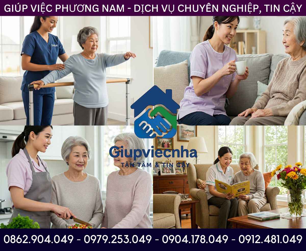Thời gian linh hoạt: Thuê người chăm sóc người lớn tuổi tại nhà Thái Bình theo giờ hoặc theo ca
