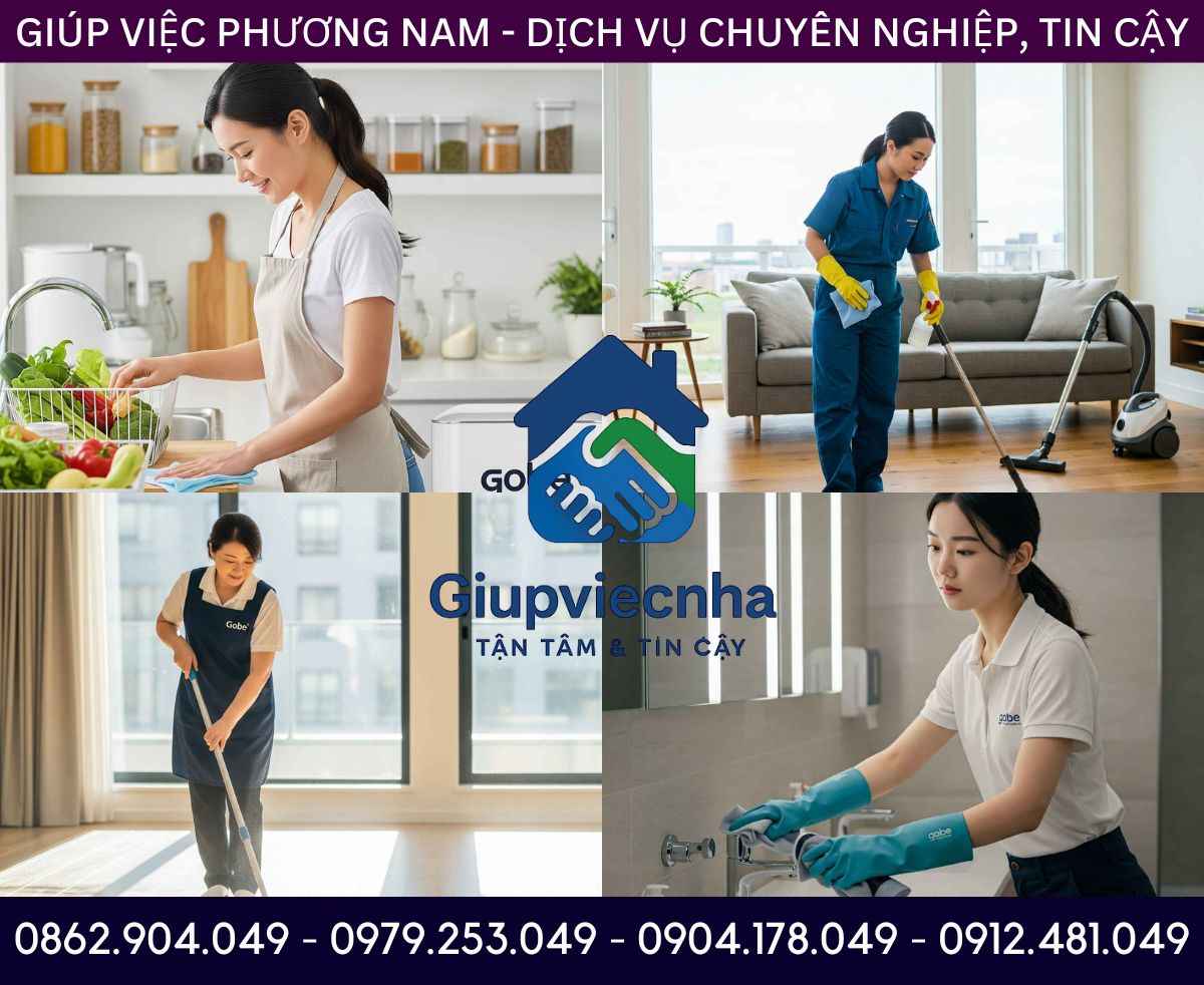 Thời gian linh hoạt: Dịch vụ giúp việc nhà theo giờ chuyên nghiệp tại Cà Mau